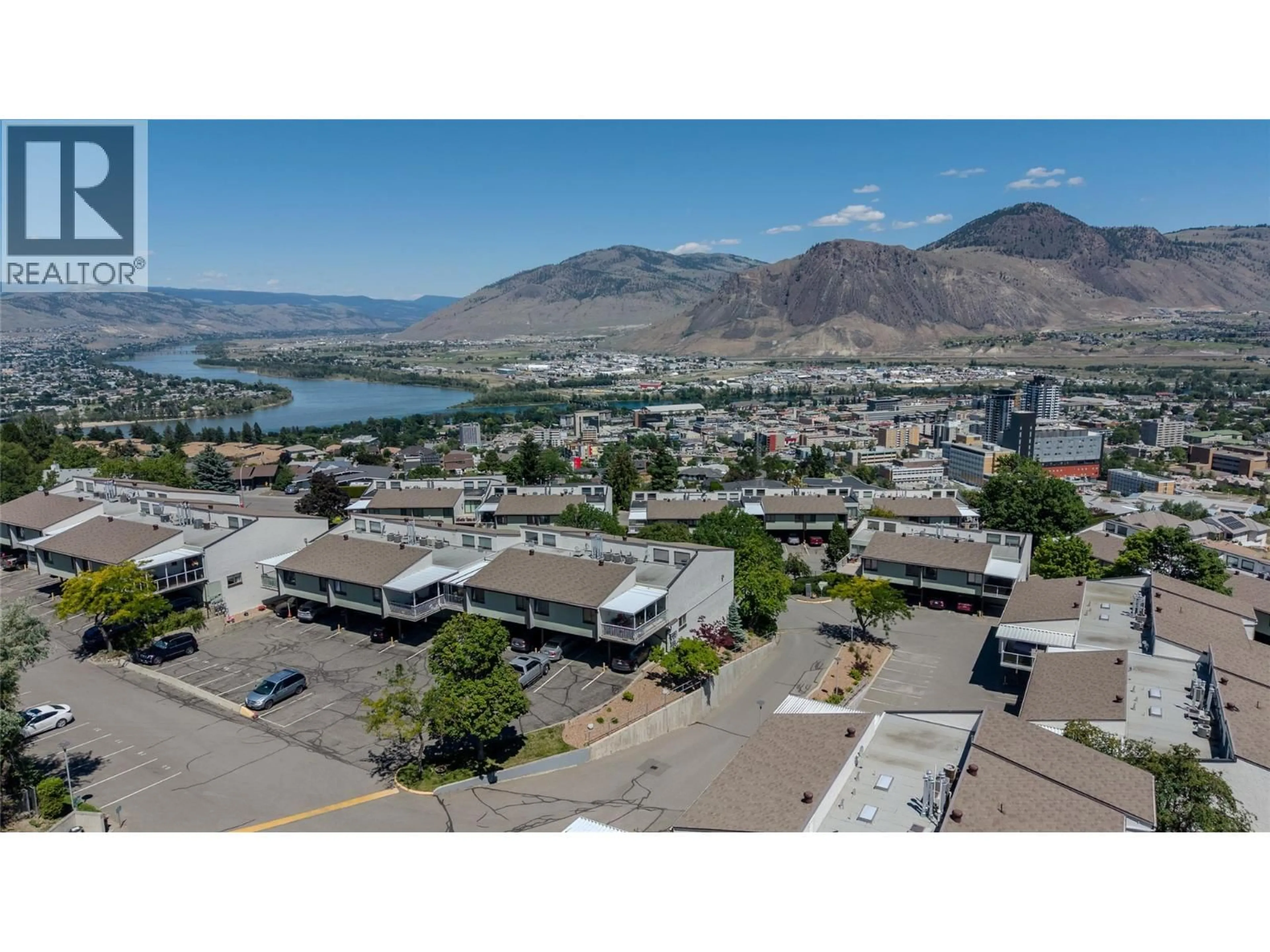 A pic from outside/outdoor area/front of a property/back of a property/a pic from drone, mountain view for 46 - 137 MCGILL ROAD, Kamloops British Columbia V2C1L9