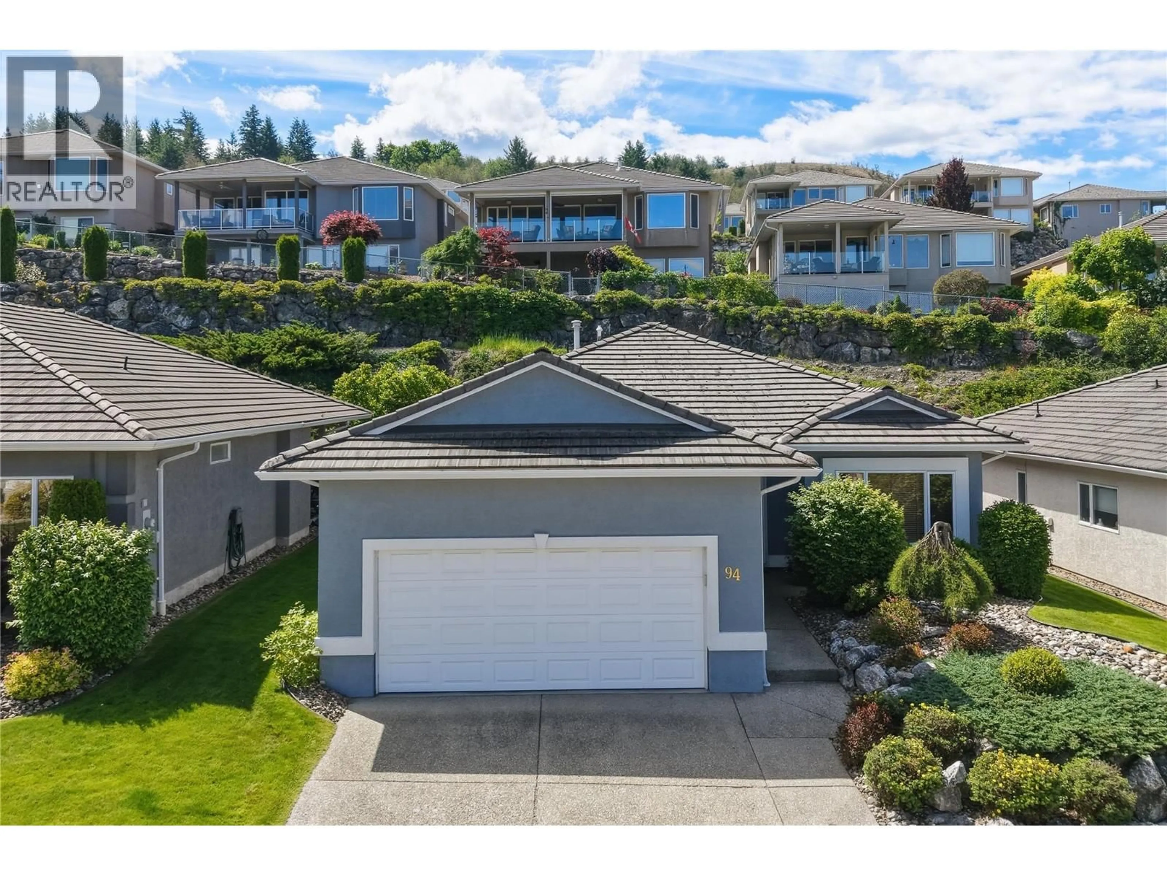 A pic from outside/outdoor area/front of a property/back of a property/a pic from drone, unknown for 94 - 124 SARSONS ROAD, Vernon British Columbia V1B2T9