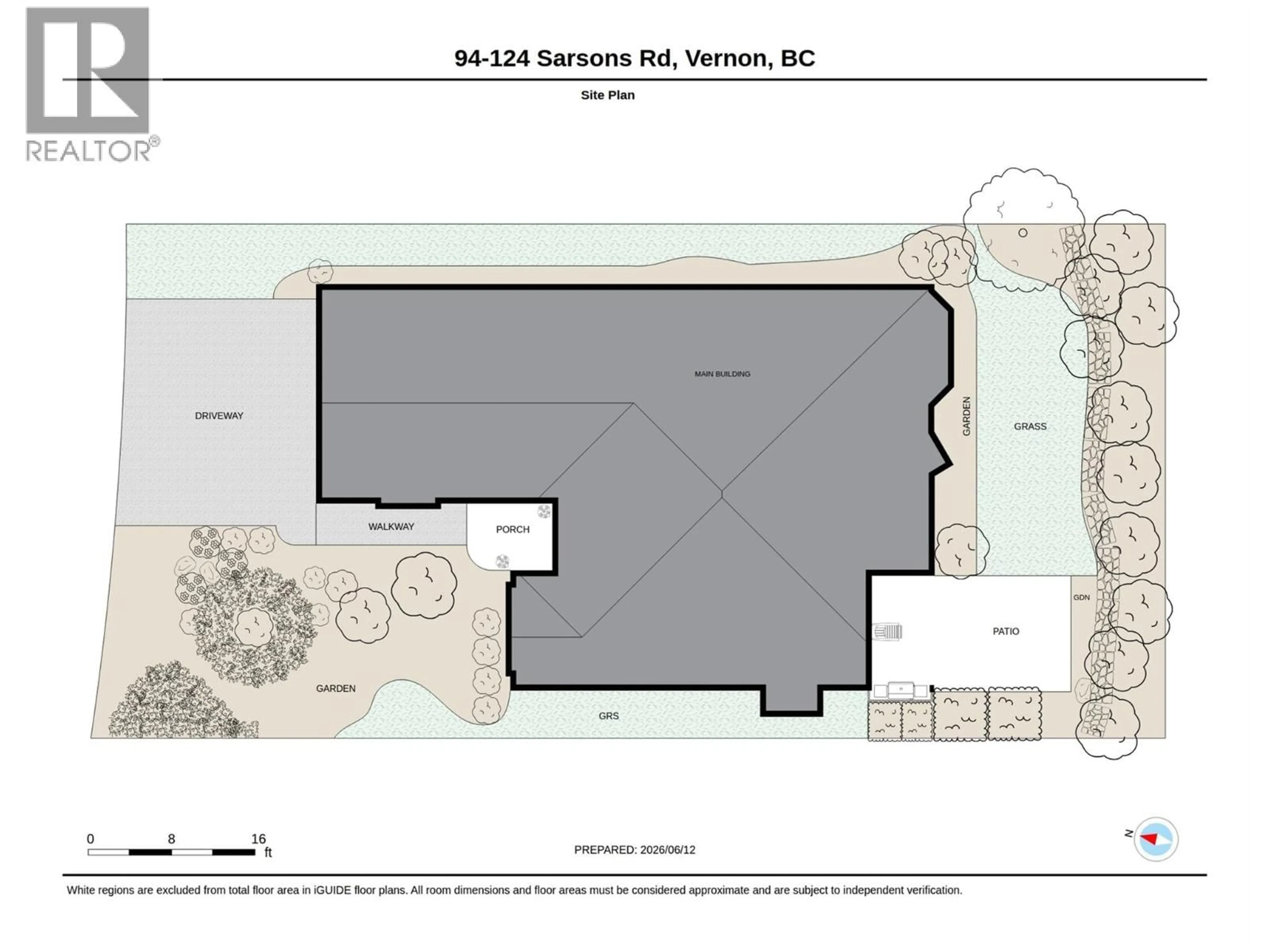 Floor plan for 94 - 124 SARSONS ROAD, Vernon British Columbia V1B2T9