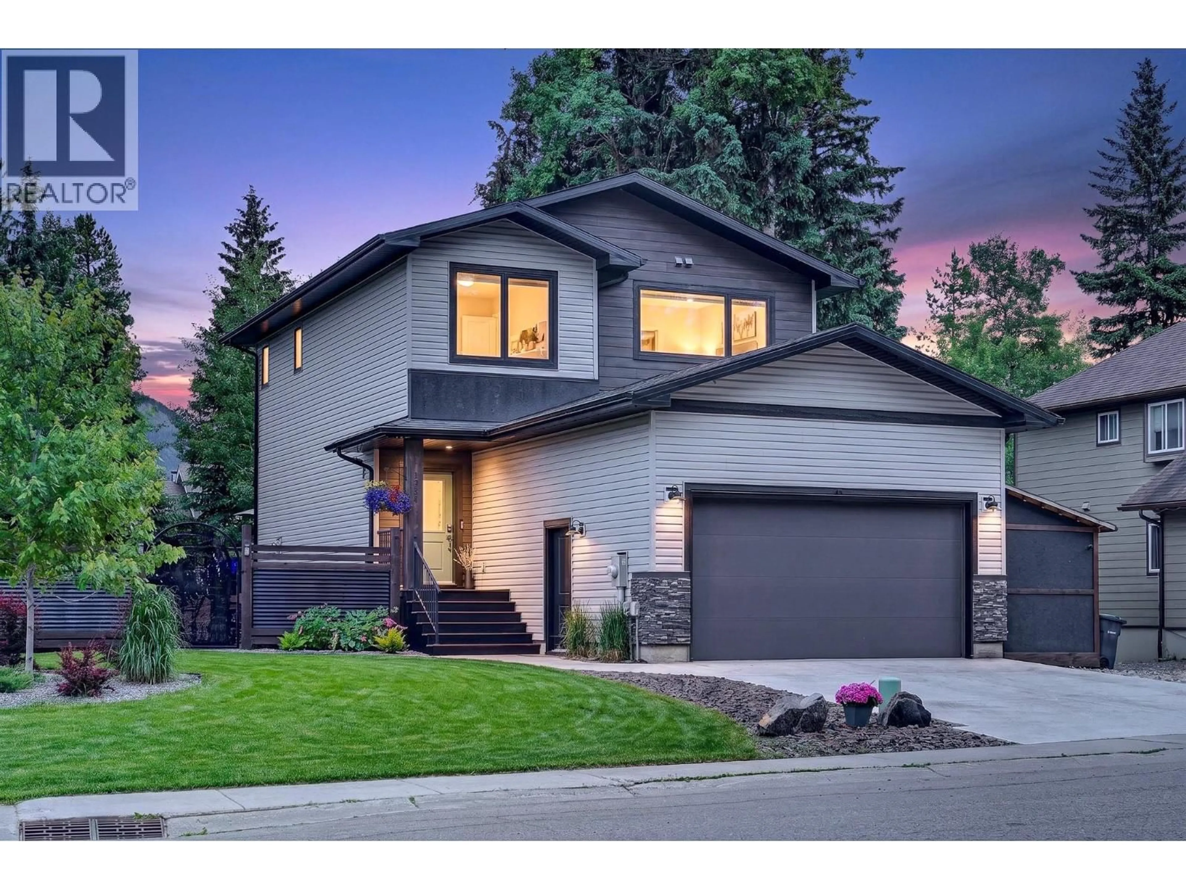 Home with brick exterior material, street for 1385 CYPRESS DRIVE, Sparwood British Columbia V0B2G2