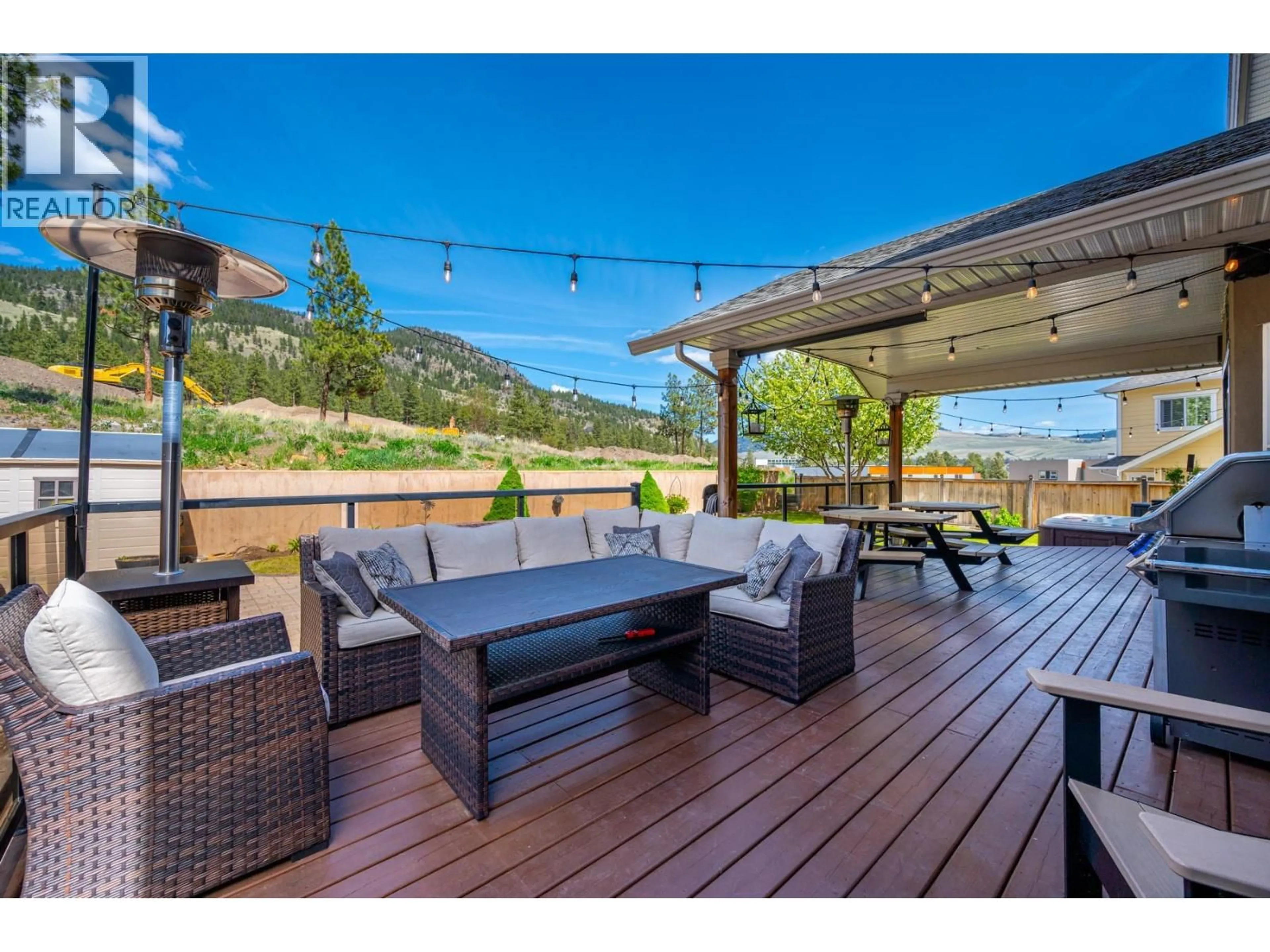 Patio, mountain view for 4150 WALTERS STREET, Merritt British Columbia V1K1C6