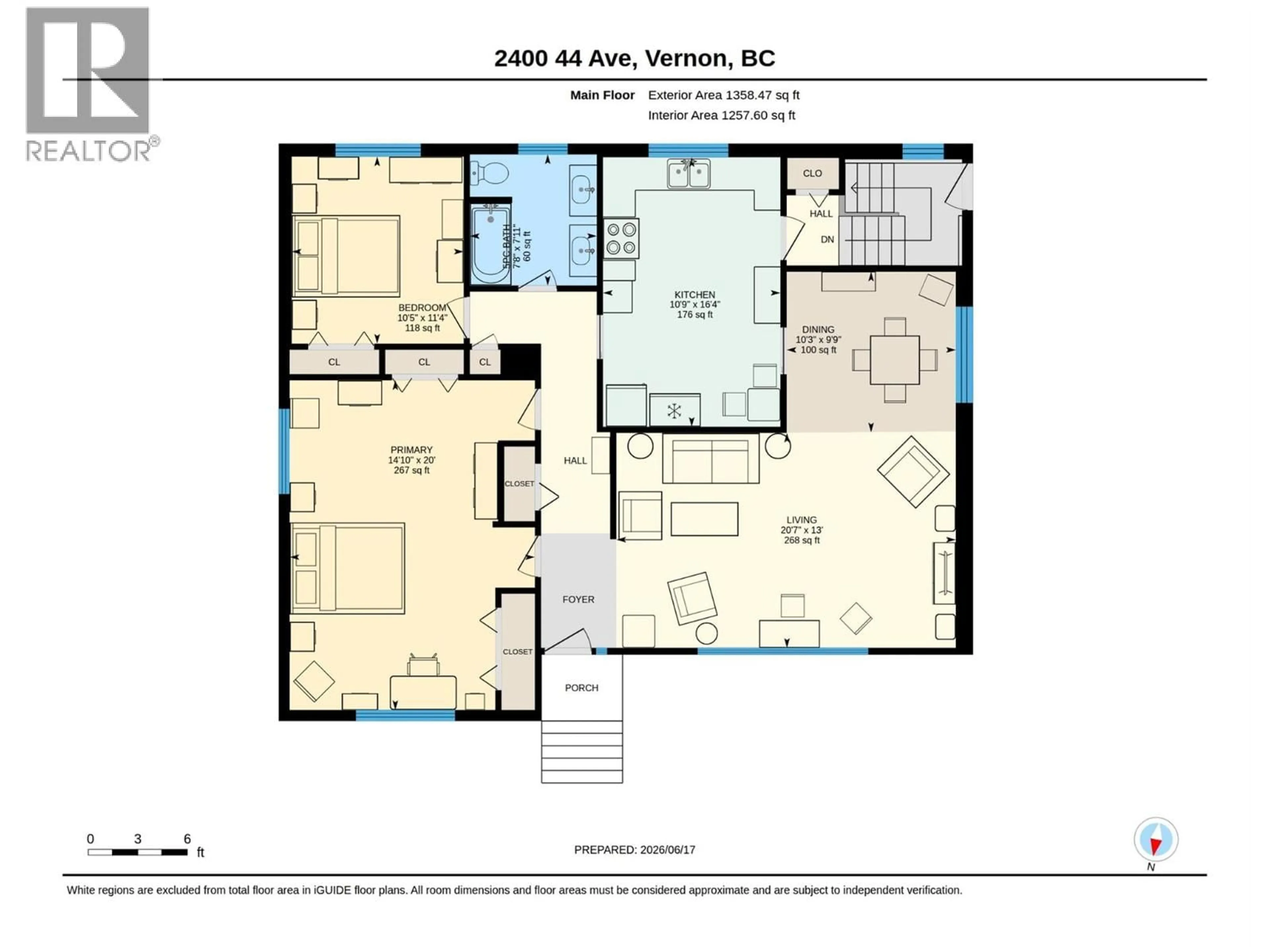 Floor plan for 2400 44 AVENUE, Vernon British Columbia V1T3M1