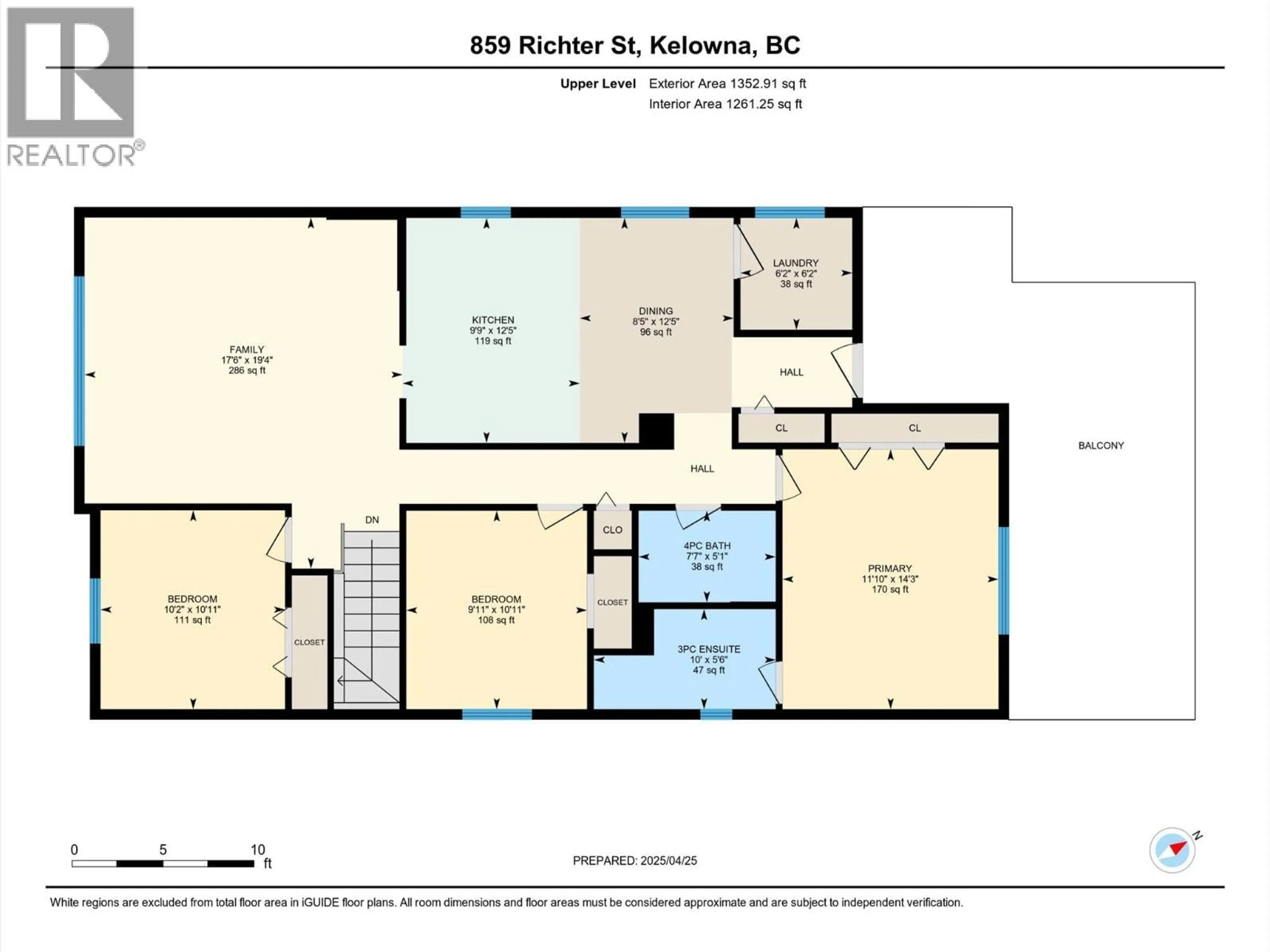 Floor plan for 859 RICHTER STREET, Kelowna British Columbia V1Y2J9