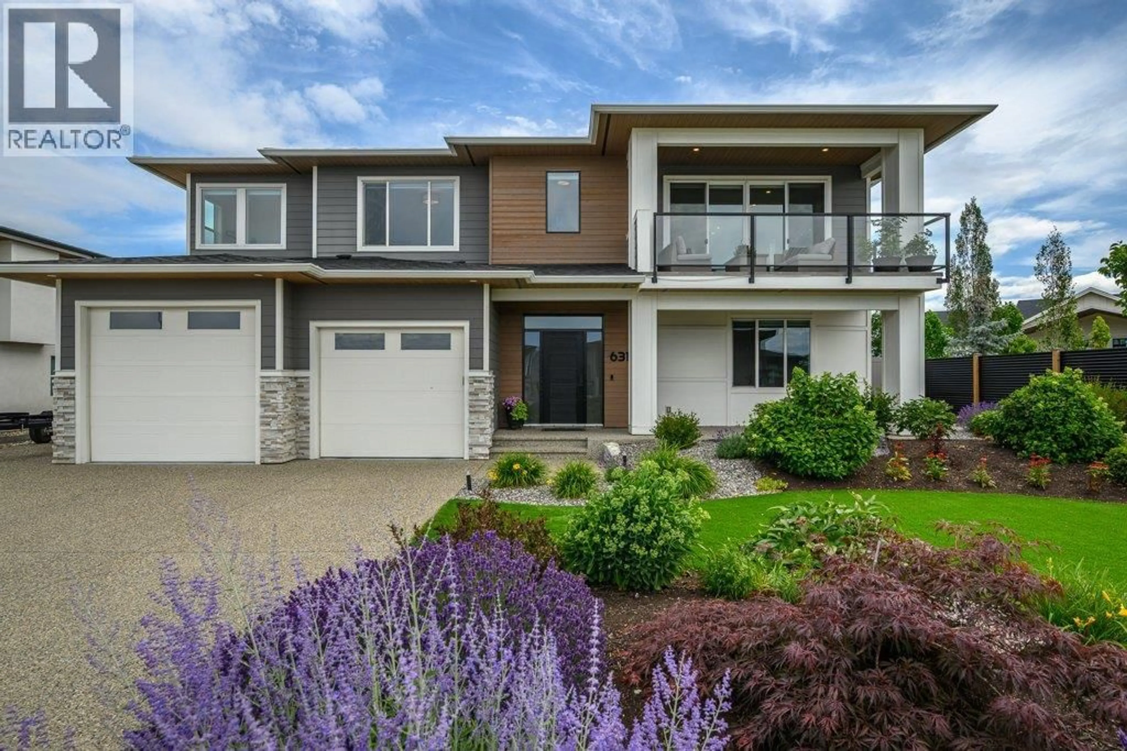 Home with vinyl exterior material, street for 631 MT IDA CRESCENT, Coldstream British Columbia V1B4G3