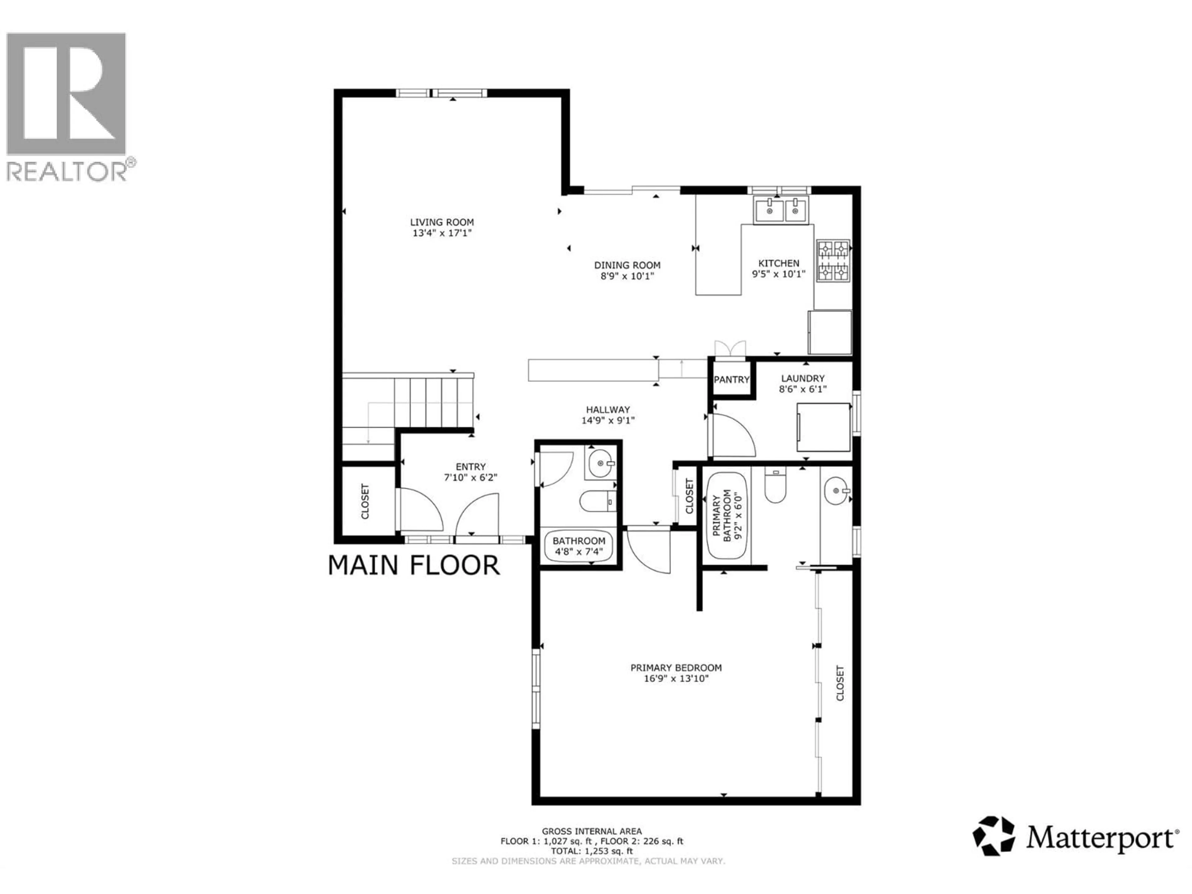 Floor plan for 12 - 4311 20 STREET, Vernon British Columbia V1T4E4