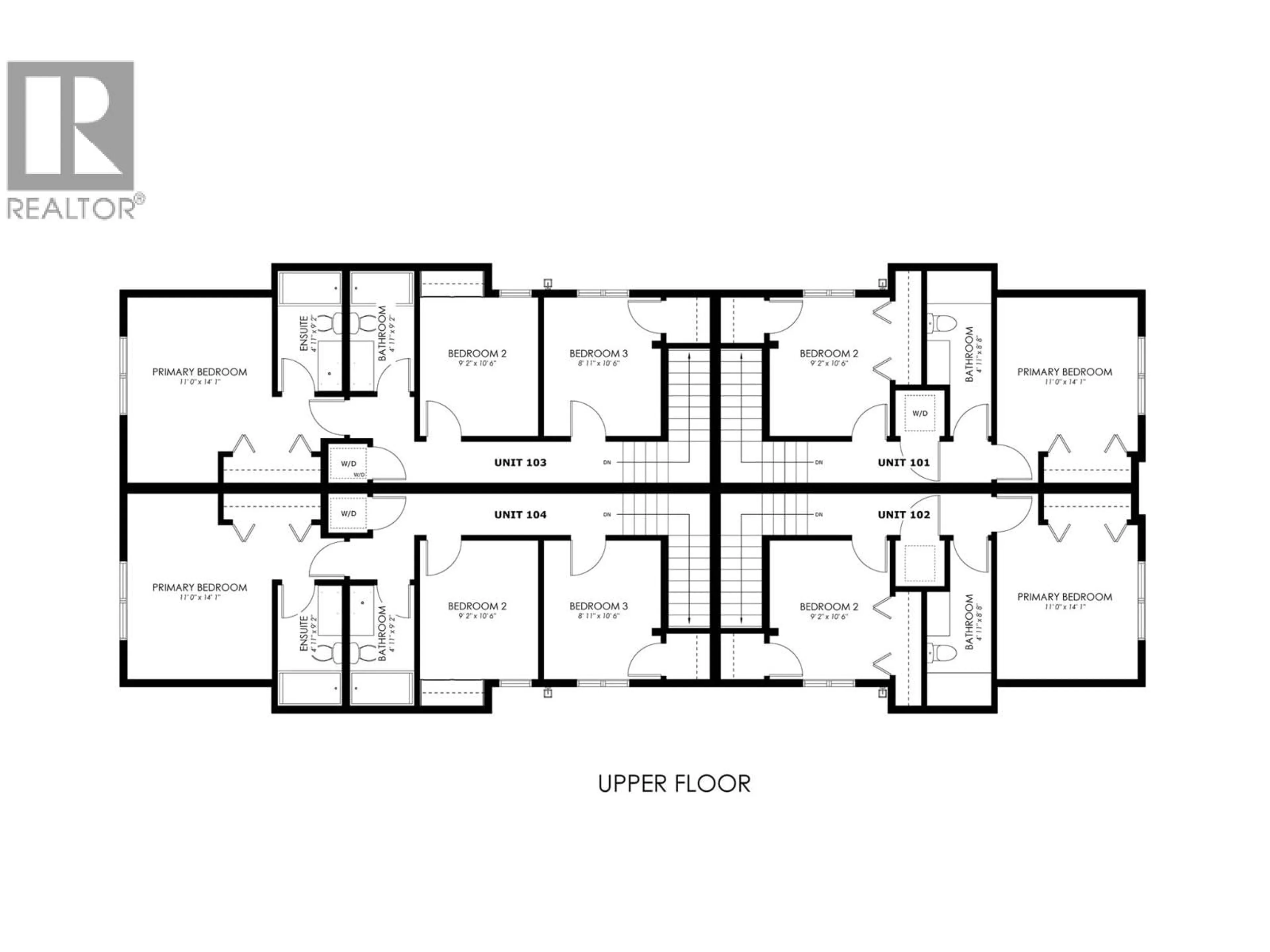 Floor plan for 104 - 424 BENNETT AVENUE, Penticton British Columbia V2A2P6