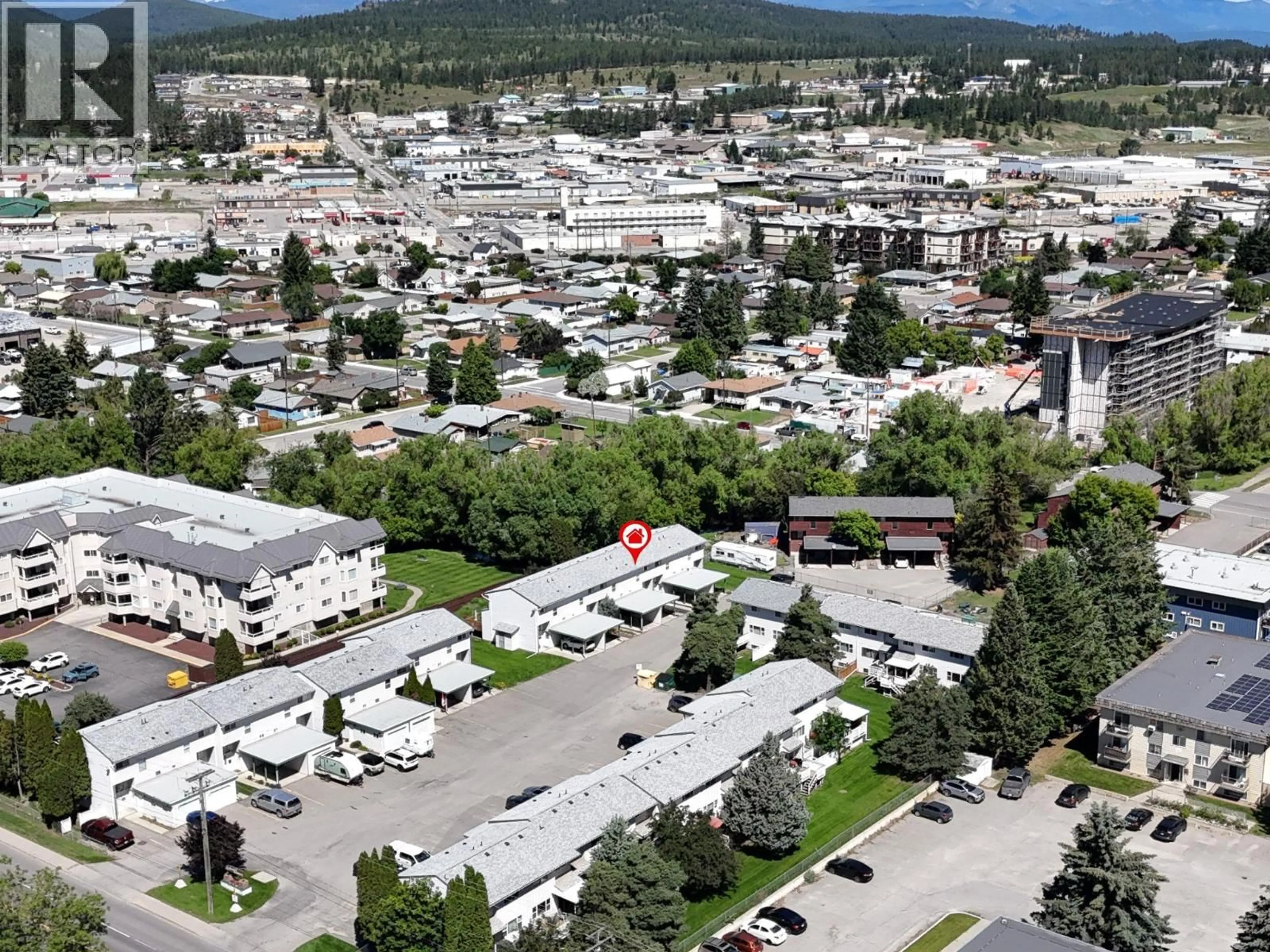 A pic from outside/outdoor area/front of a property/back of a property/a pic from drone, mountain view for 23 - 1800 2ND STREET NORTH, Cranbrook British Columbia V1C5A2