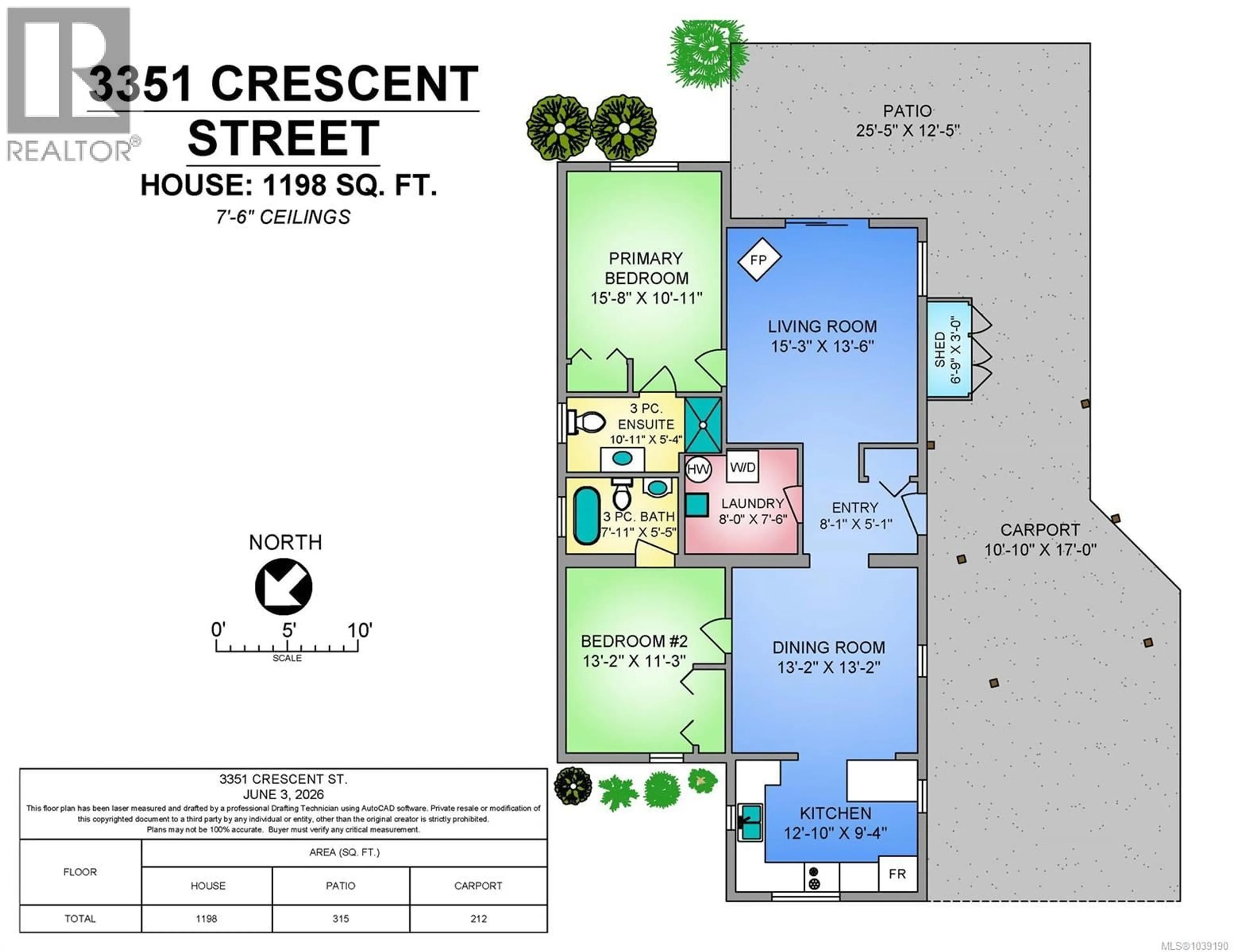 Floor plan for 3351 CRESCENT STREET, Cumberland British Columbia V0R1S0