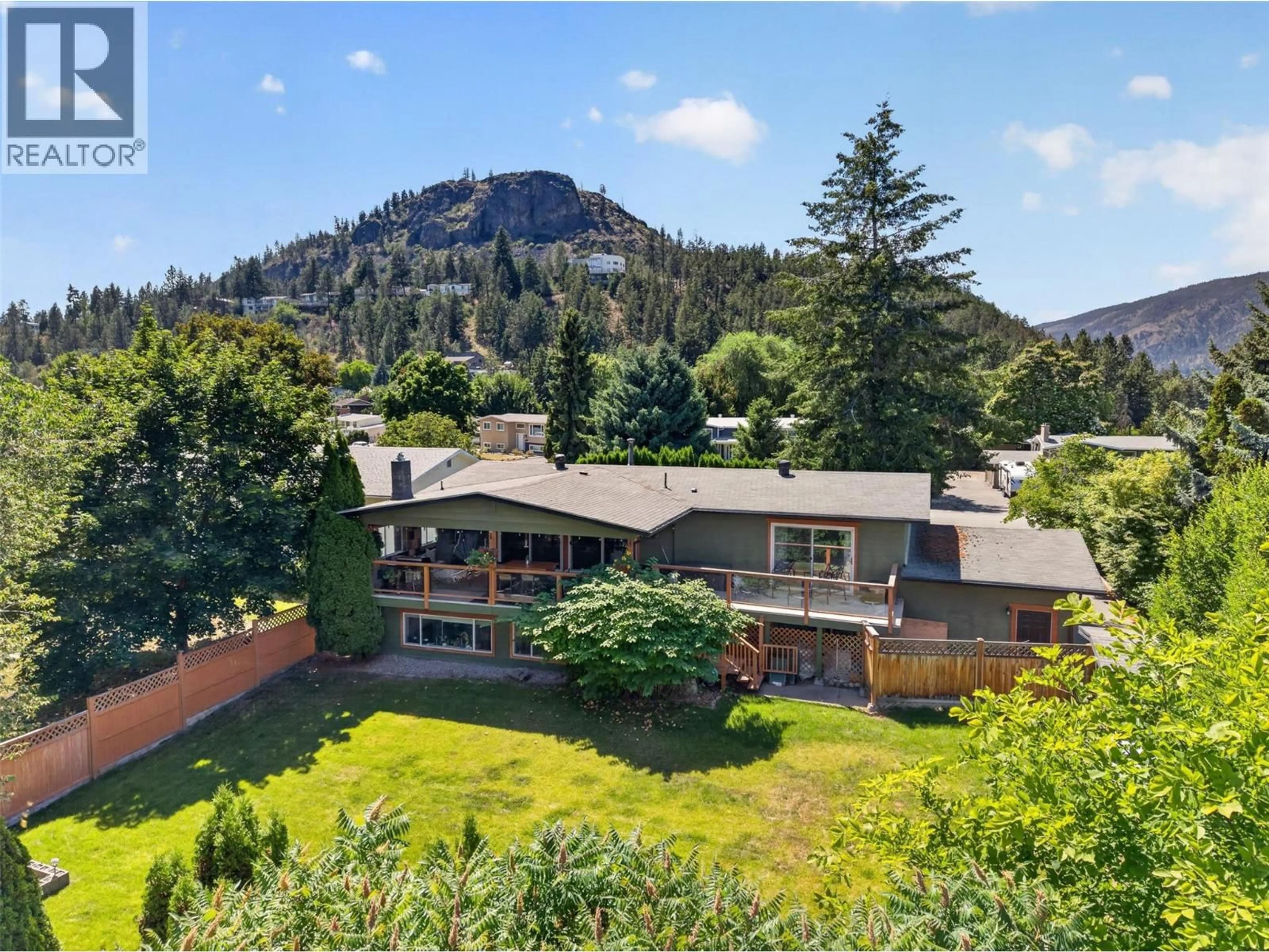 A pic from outside/outdoor area/front of a property/back of a property/a pic from drone, mountain view for 2725 GUIDI ROAD, West Kelowna British Columbia V1Z2K3