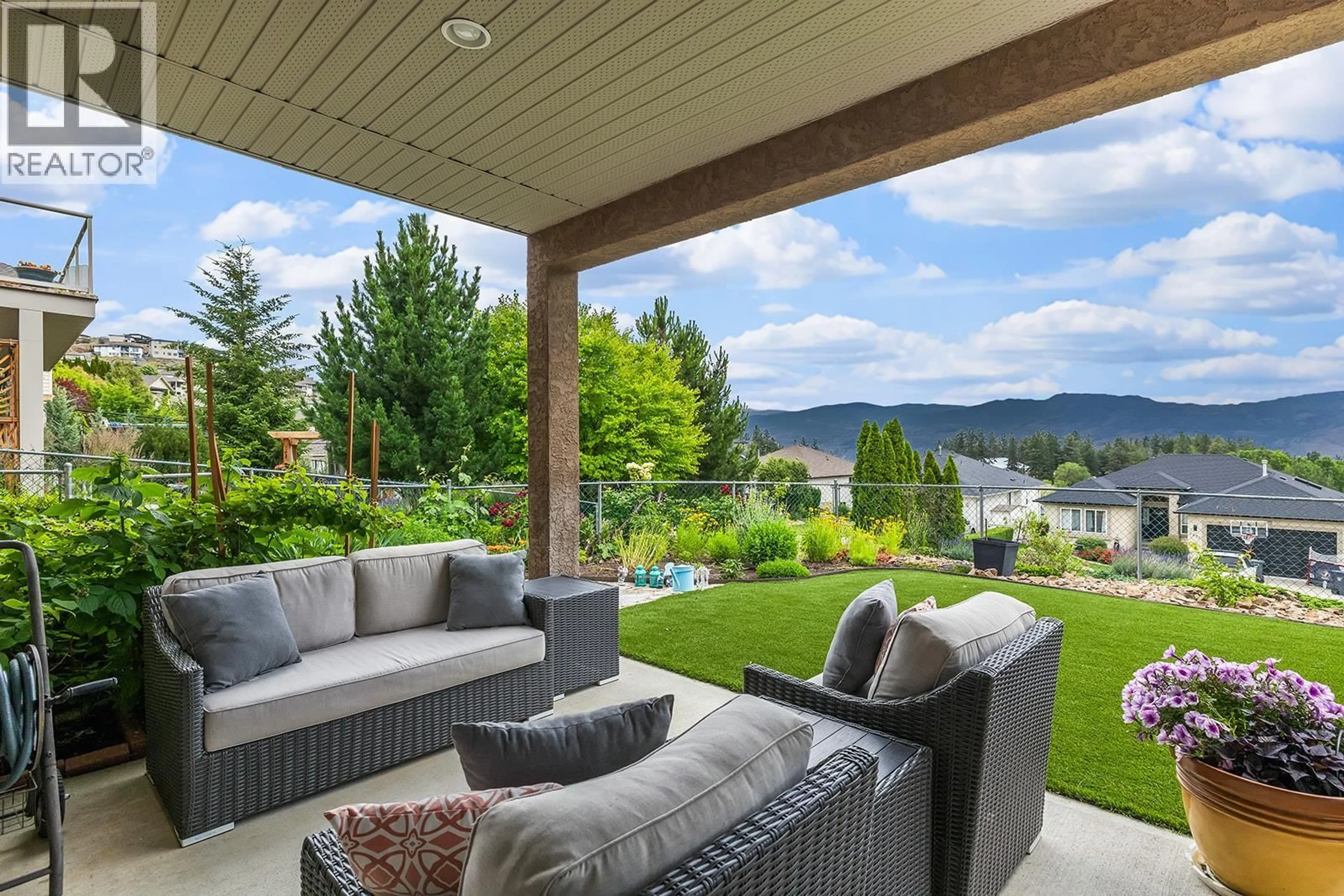 Patio, mountain view for 3069 BRIDLEHILL DRIVE, West Kelowna British Columbia V4T2W2