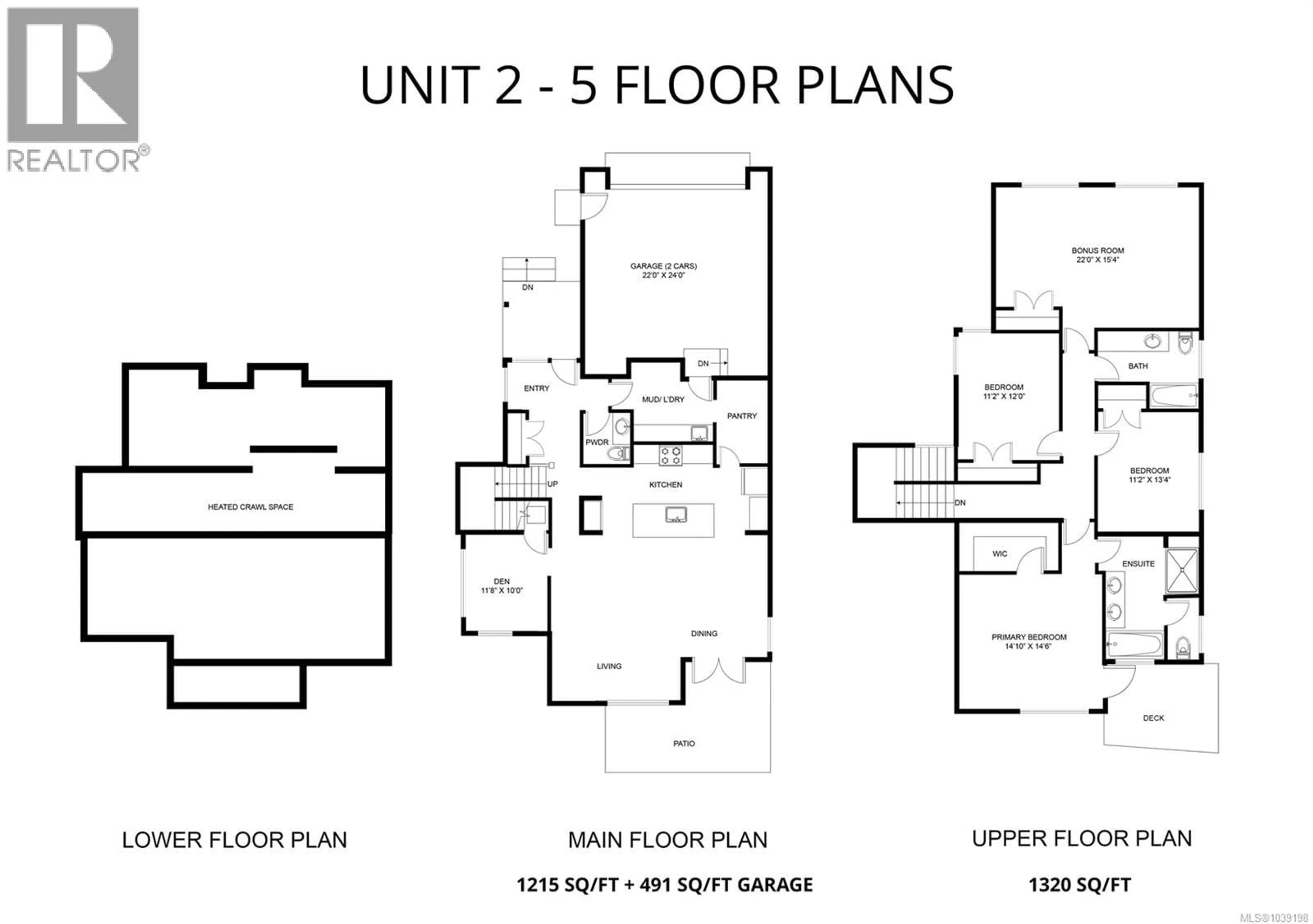 Floor plan for 105 - 1220 MANZANITA PLACE, Nanaimo British Columbia V9T0L7