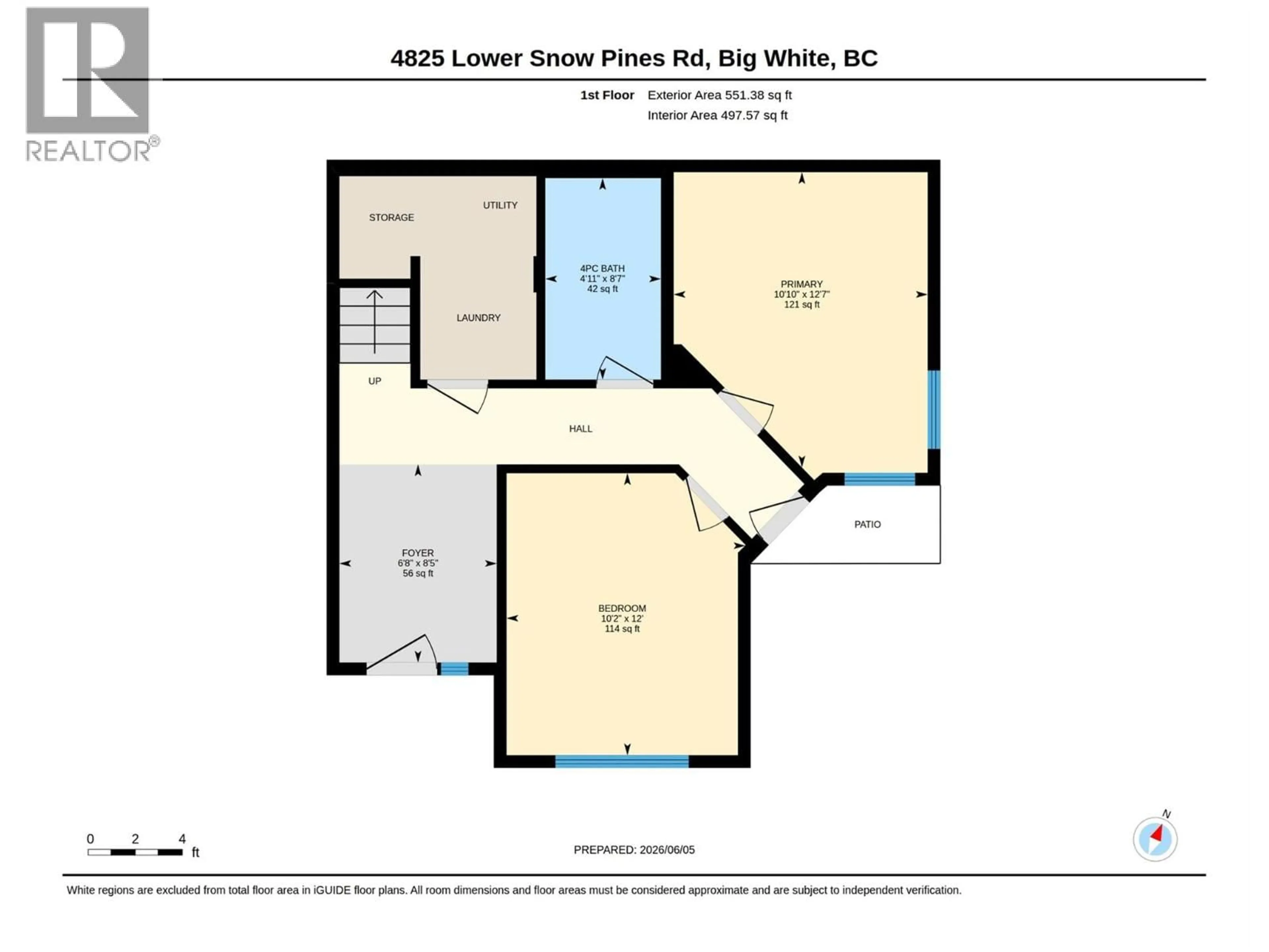 Floor plan for D - 4825 SNOW PINES ROAD, Big White British Columbia V0H1A0