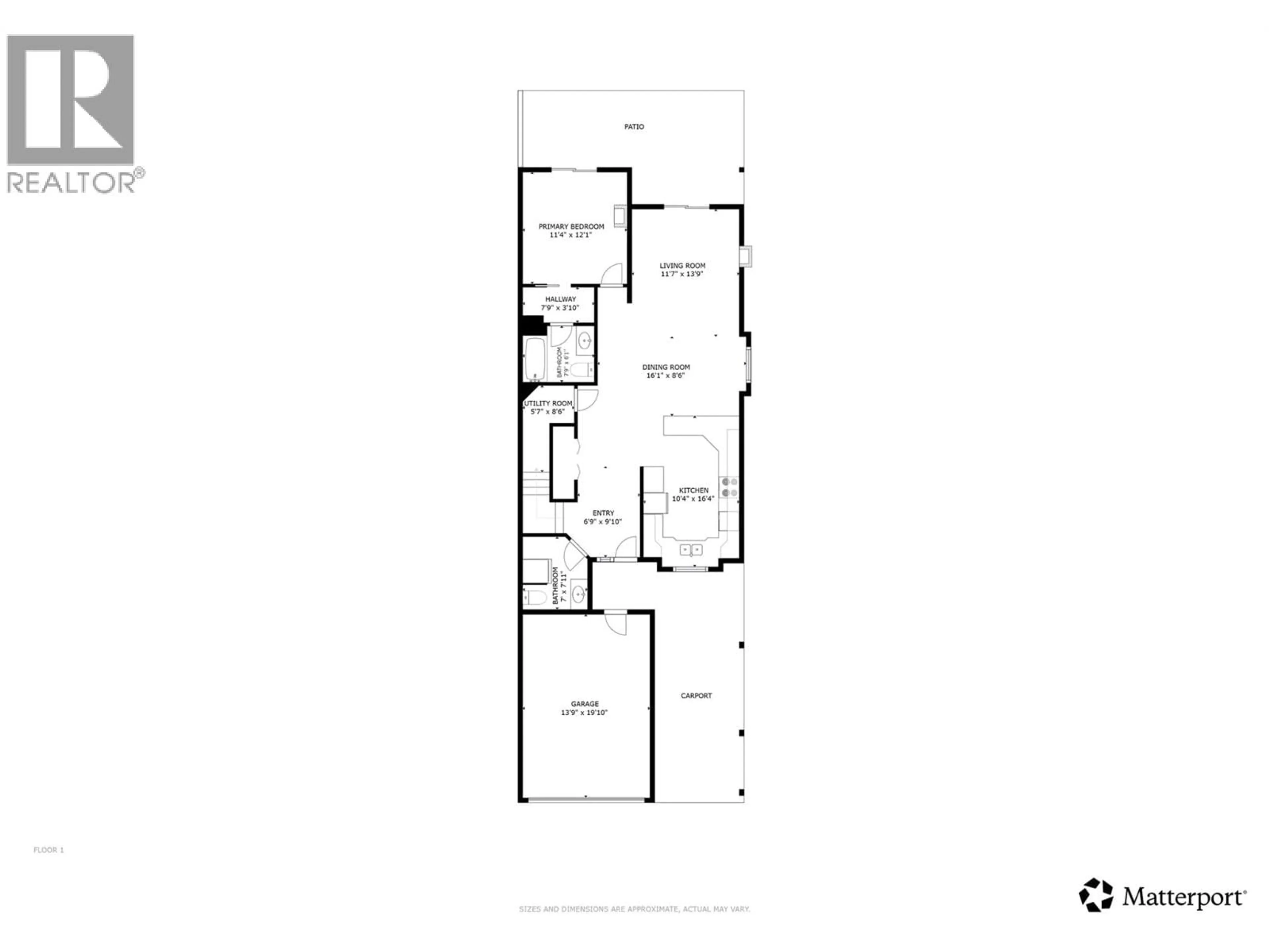Floor plan for 5 - 1798 OLYMPUS WAY, West Kelowna British Columbia V1Z3H9