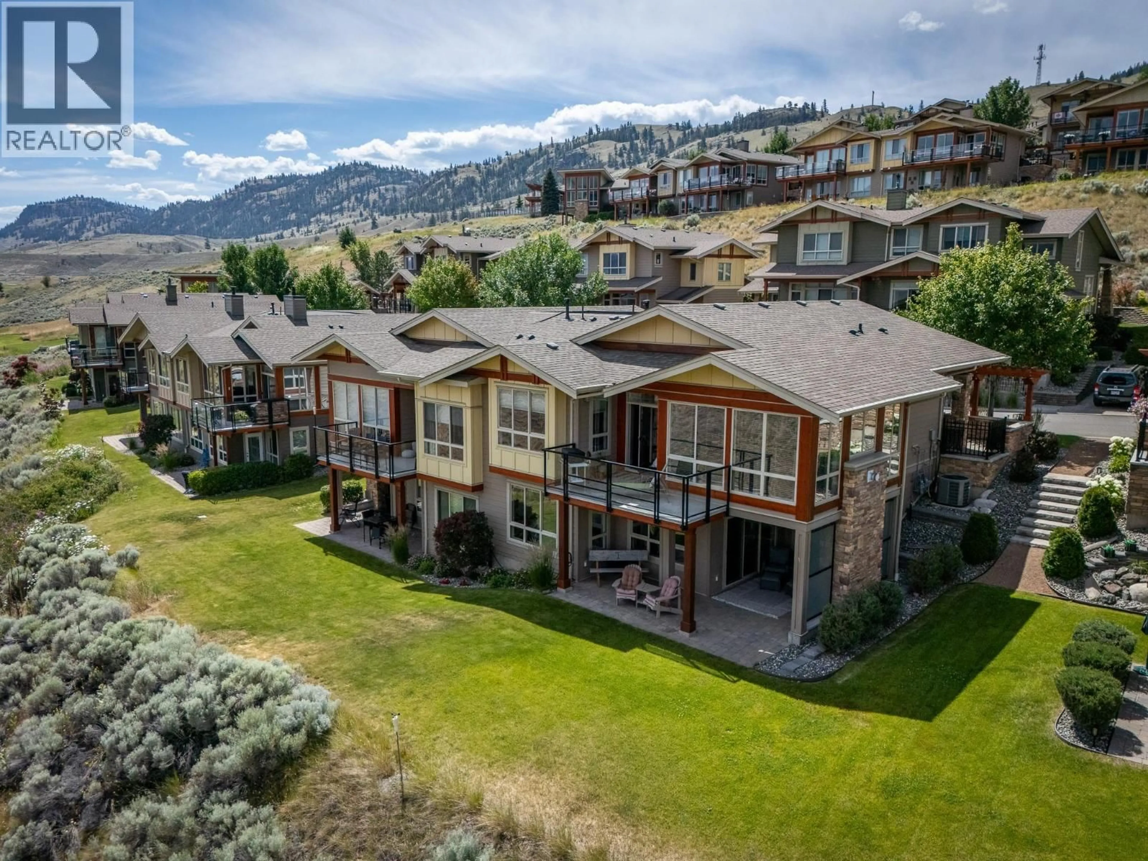 A pic from outside/outdoor area/front of a property/back of a property/a pic from drone, mountain view for 85 - 130 COLEBROOK ROAD, Kamloops British Columbia V1S0B4