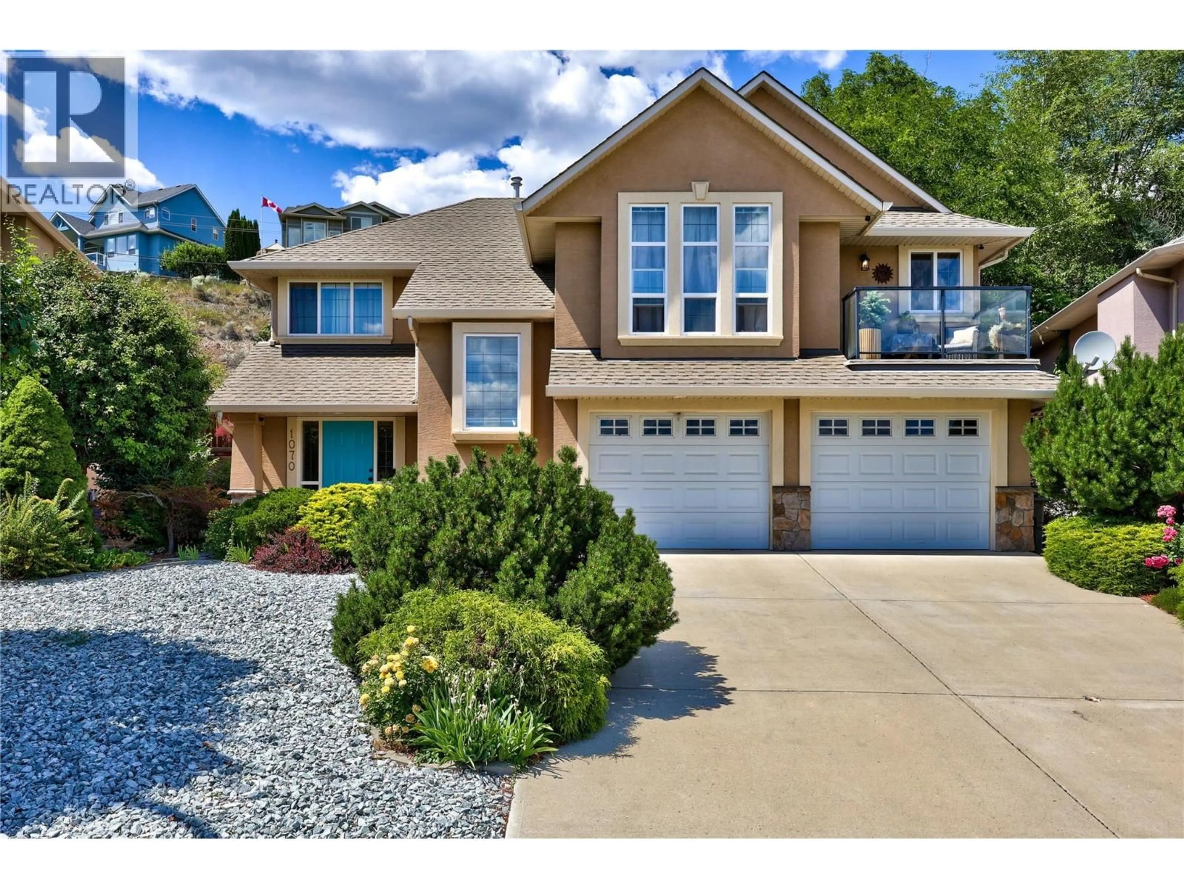 Home with brick exterior material, water/lake/river/ocean view for 1070 NORVIEW ROAD, Kamloops British Columbia V2B8M1