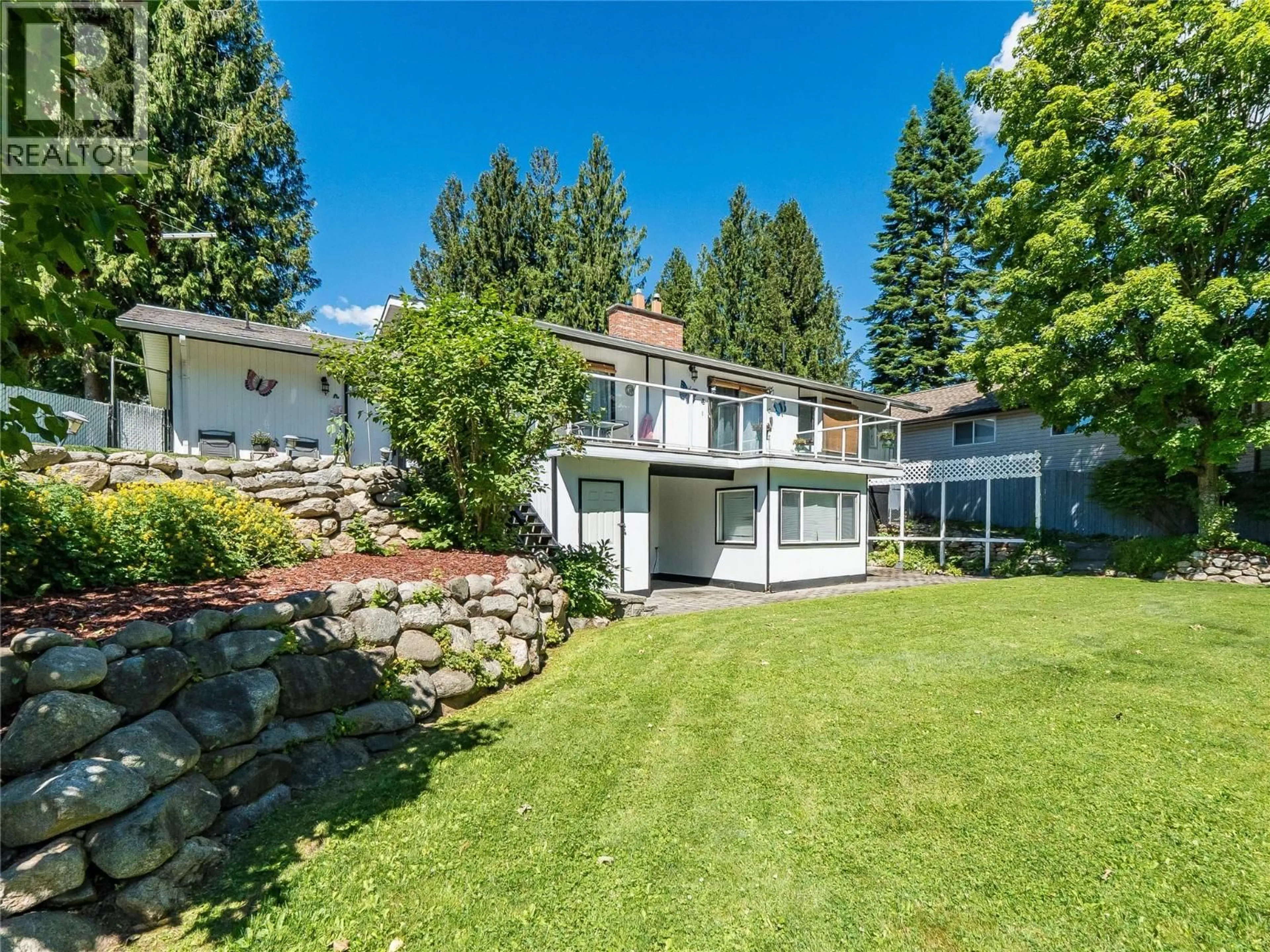 A pic from outside/outdoor area/front of a property/back of a property/a pic from drone, unknown for 2720 JACKS CRESCENT, South Slocan British Columbia V0G2G1