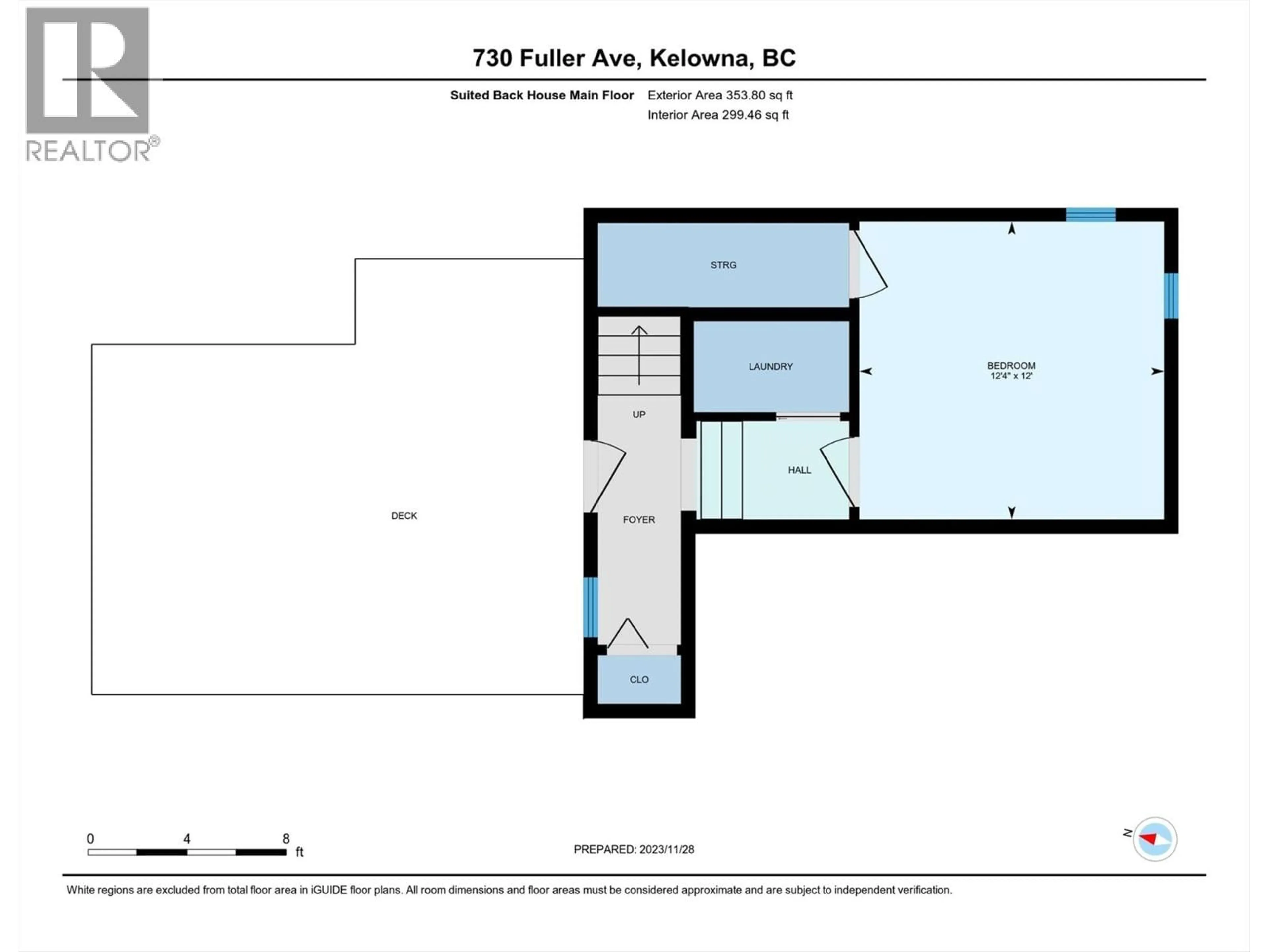 Floor plan for 730 FULLER AVENUE, Kelowna British Columbia V1Y6X3