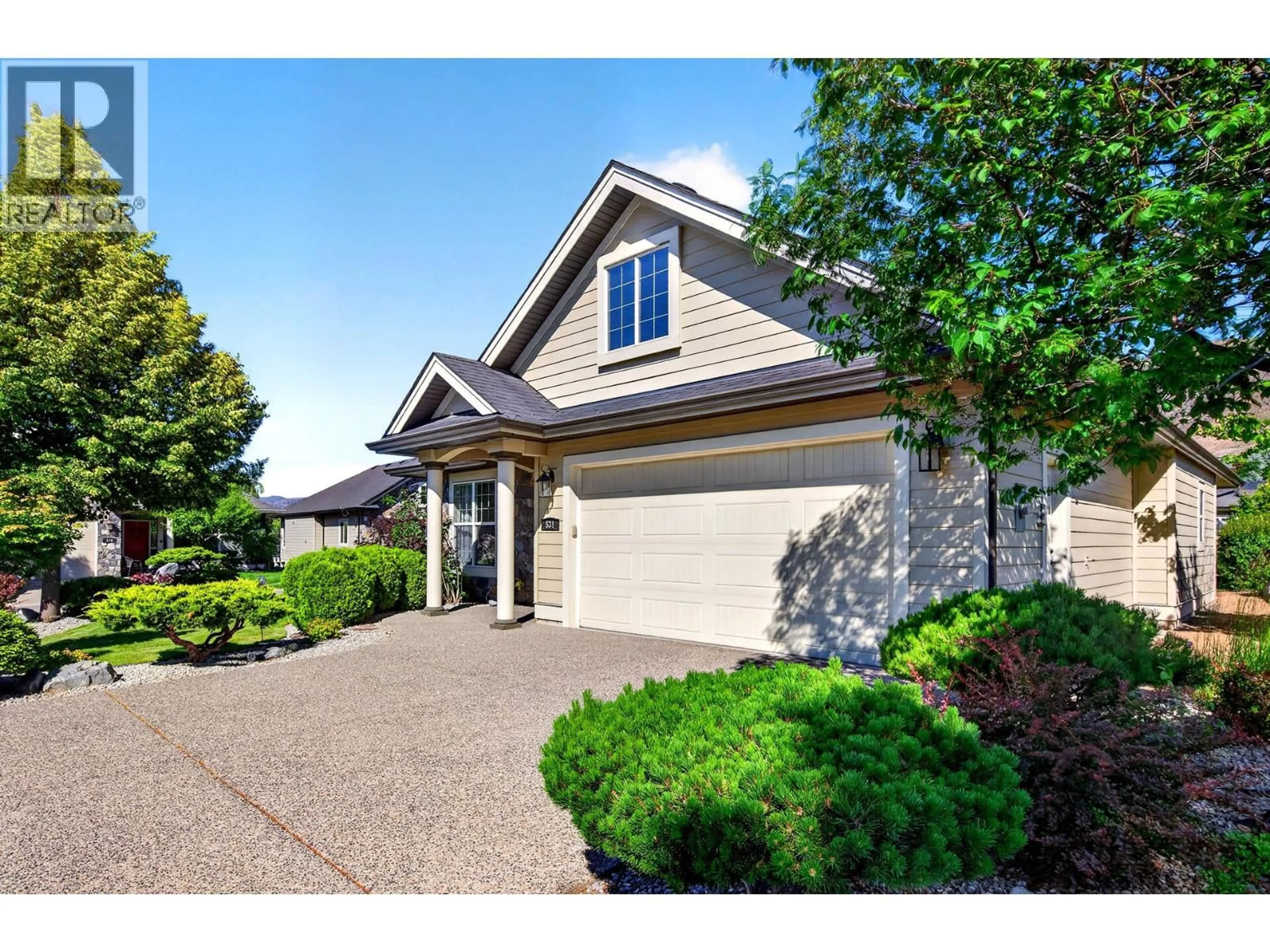 Home with vinyl exterior material, street for 531 STONERIDGE CRESCENT, Kamloops British Columbia V2H0A7