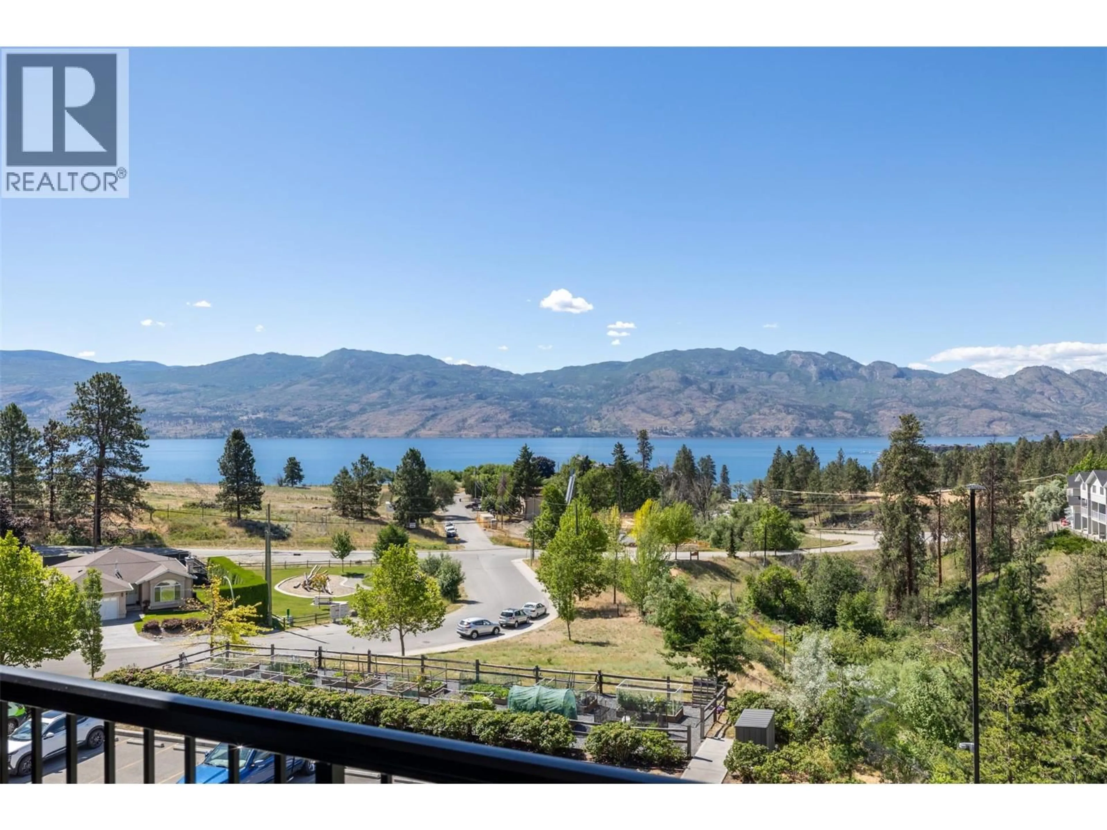 A pic from outside/outdoor area/front of a property/back of a property/a pic from drone, water/lake/river/ocean view for 403 - 2250 MAJOROS ROAD, West Kelowna British Columbia V4T0A6