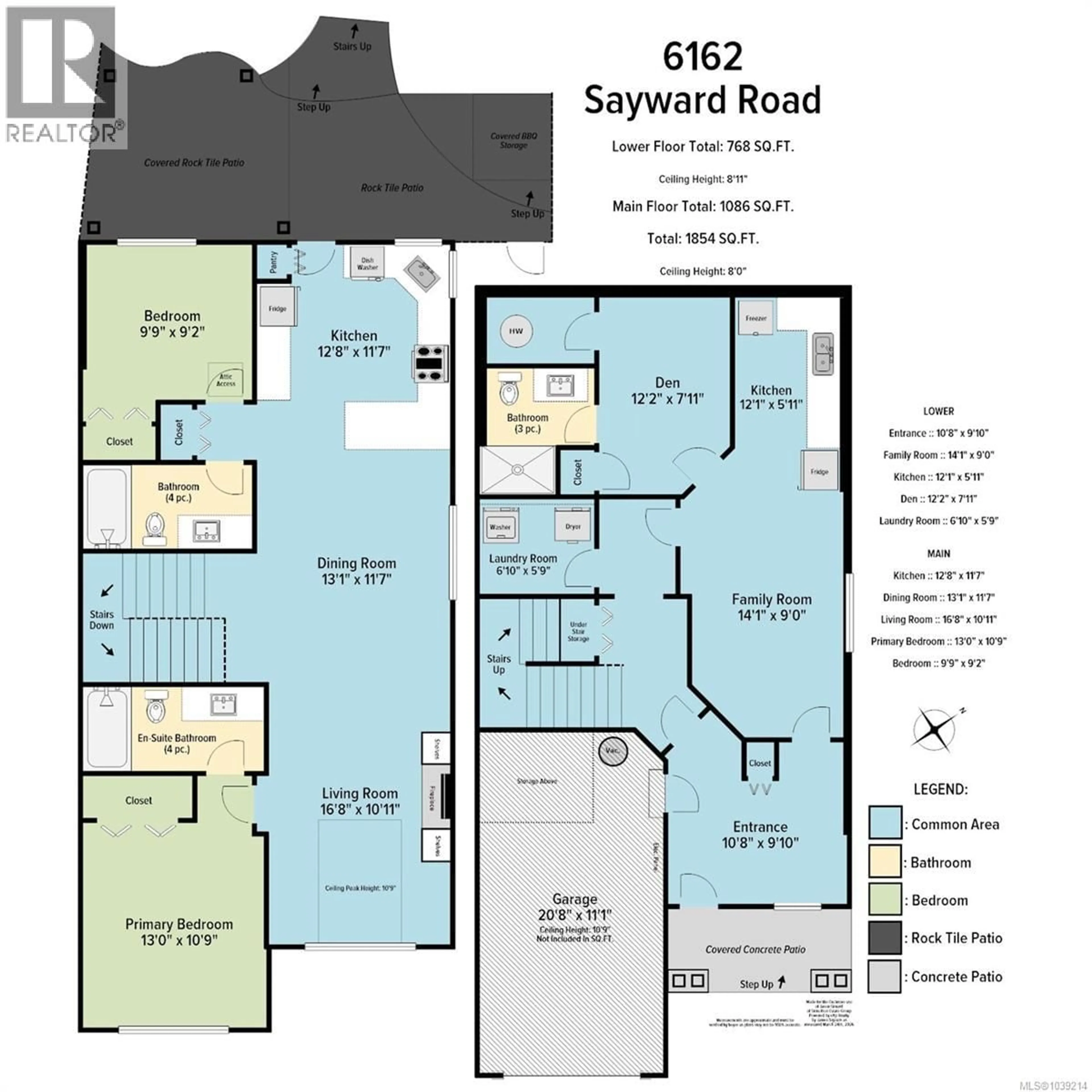 Floor plan for 6162 SAYWARD ROAD, Duncan British Columbia V9L5K1