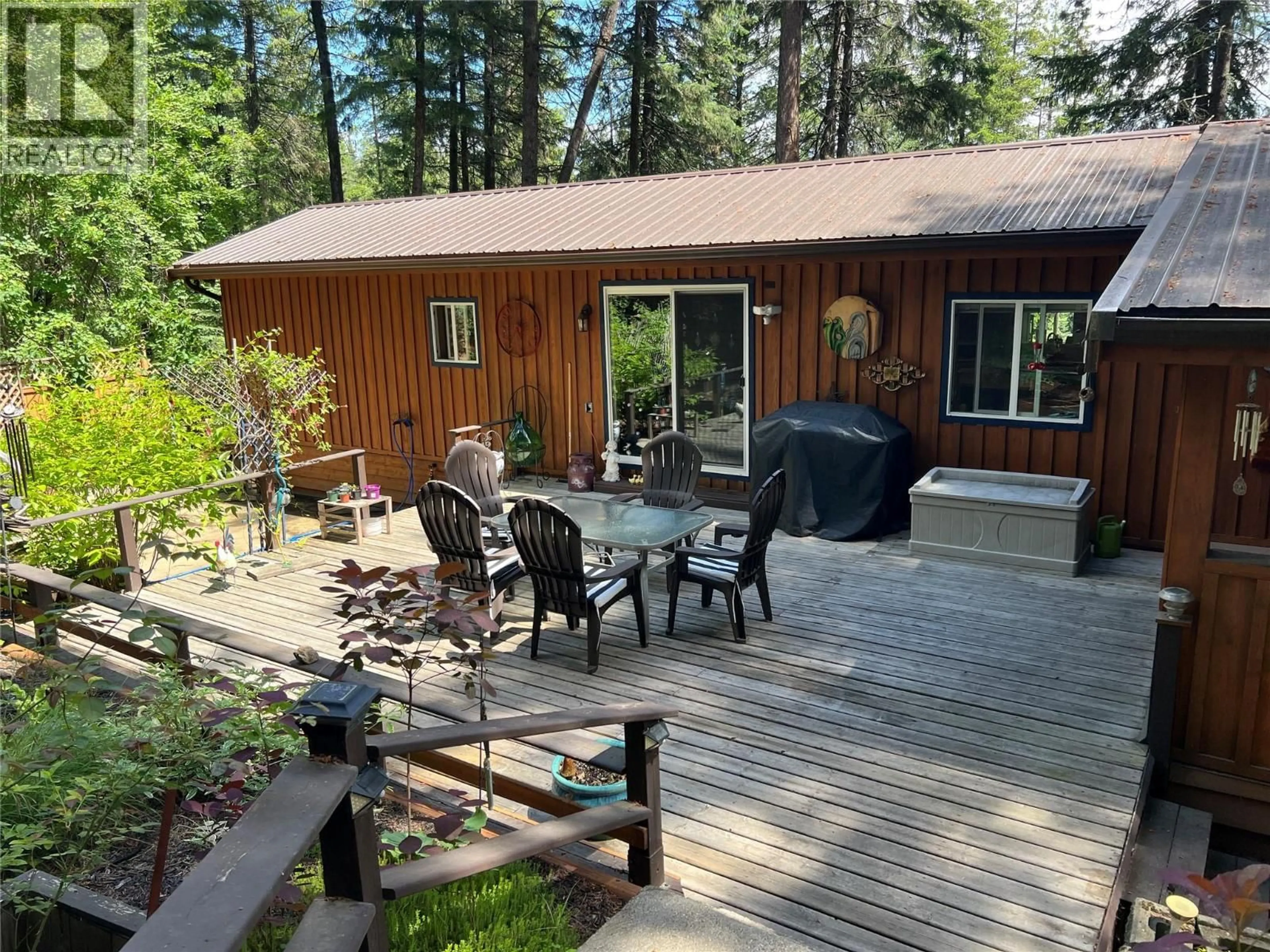 Patio, forest/trees view for 1352 DEMSTER ROAD ROAD, Lee Creek British Columbia V0E1M4