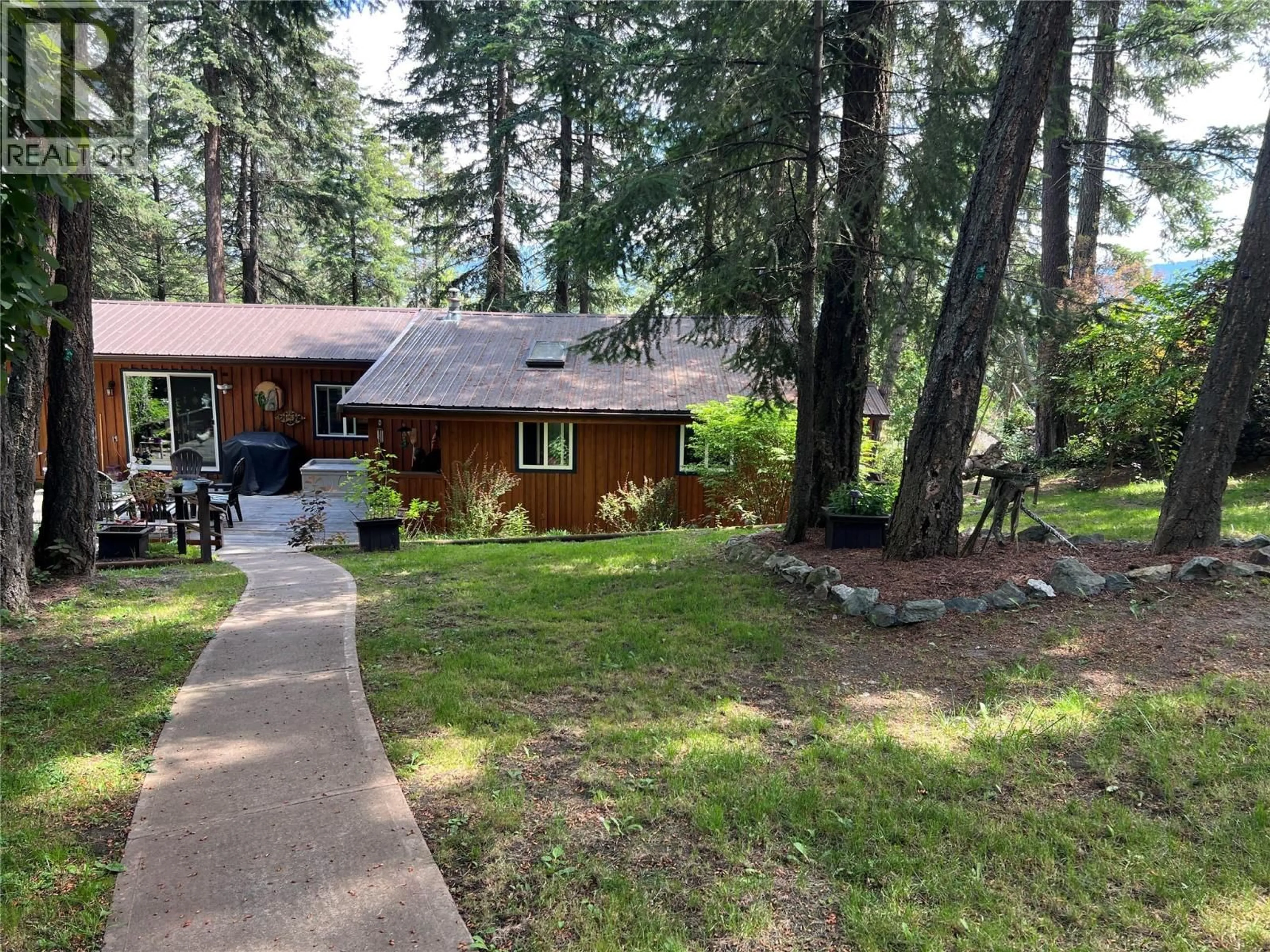 A pic from outside/outdoor area/front of a property/back of a property/a pic from drone, forest/trees view for 1352 DEMSTER ROAD ROAD, Lee Creek British Columbia V0E1M4