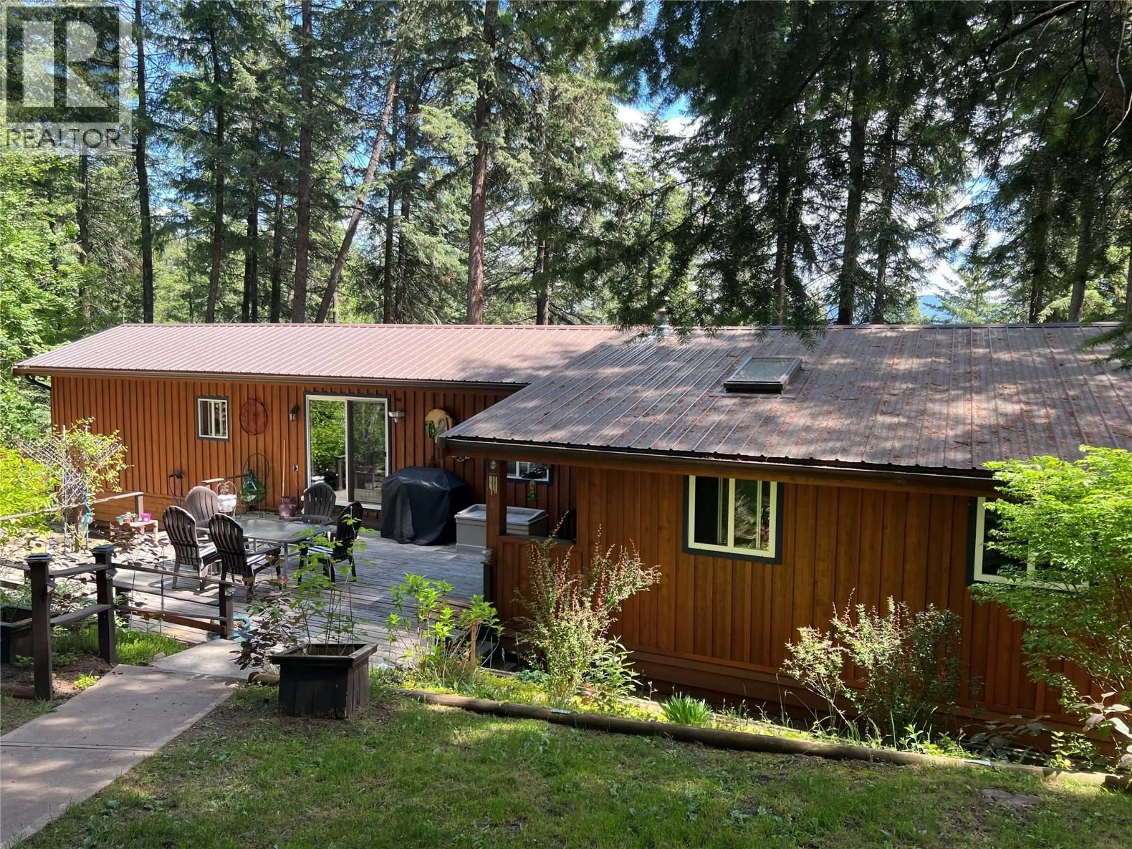 A pic from outside/outdoor area/front of a property/back of a property/a pic from drone, forest/trees view for 1352 DEMSTER ROAD ROAD, Lee Creek British Columbia V0E1M4