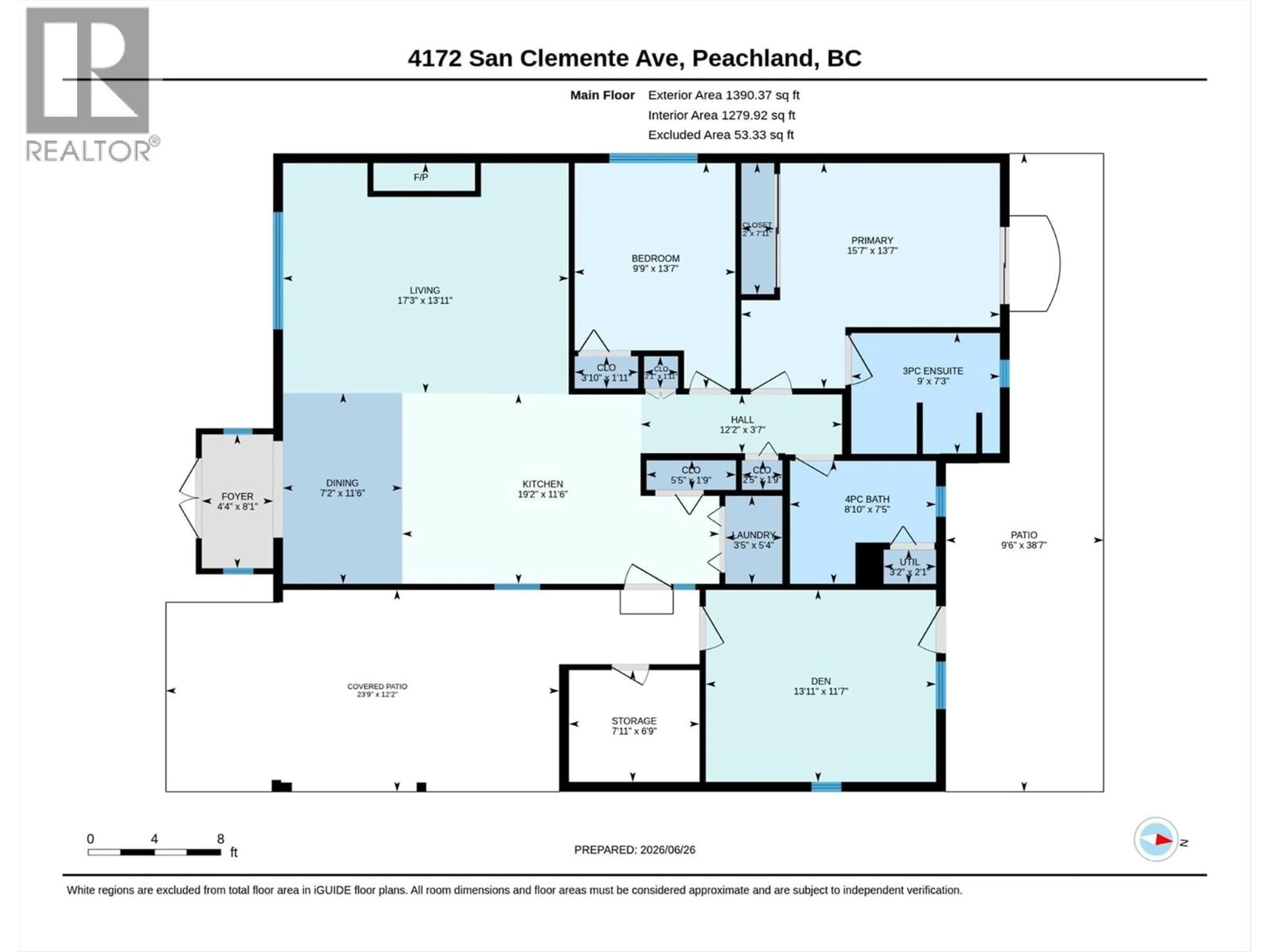 Floor plan for 4172 SAN CLEMENTE AVENUE, Peachland British Columbia V0H1X6