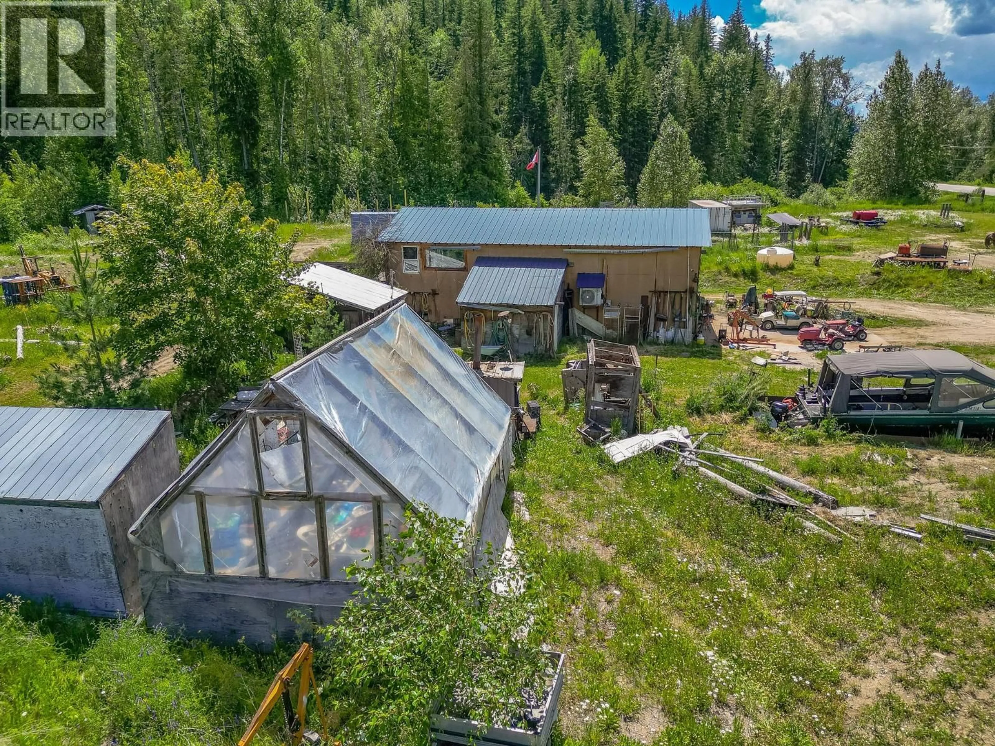 A pic from outside/outdoor area/front of a property/back of a property/a pic from drone, mountain view for 1940 TRANS CAN HIGHWAY, Sicamous British Columbia V0E2V0