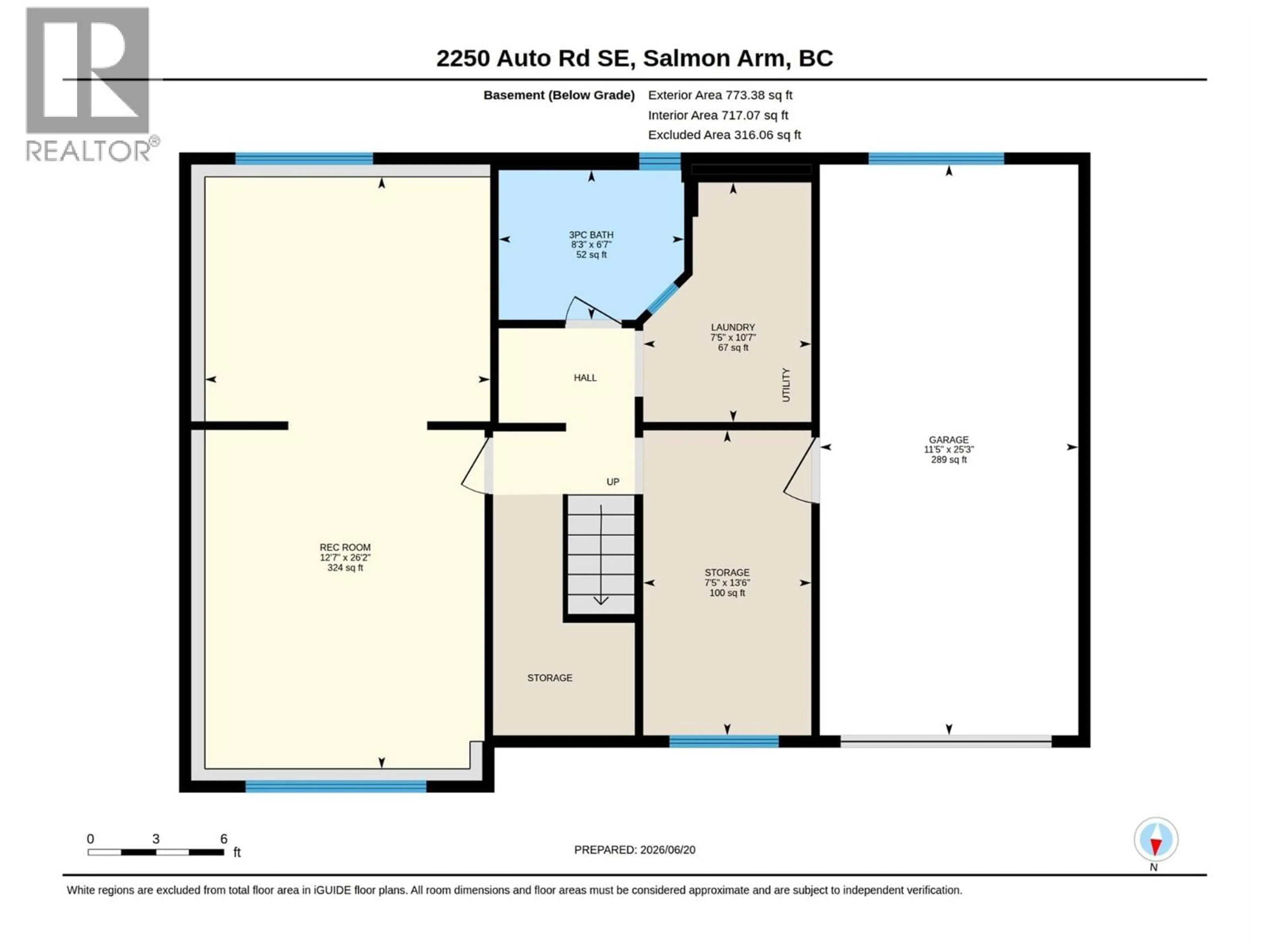 Floor plan for 2250 AUTO ROAD SOUTHEAST, Salmon Arm British Columbia V1E1K5