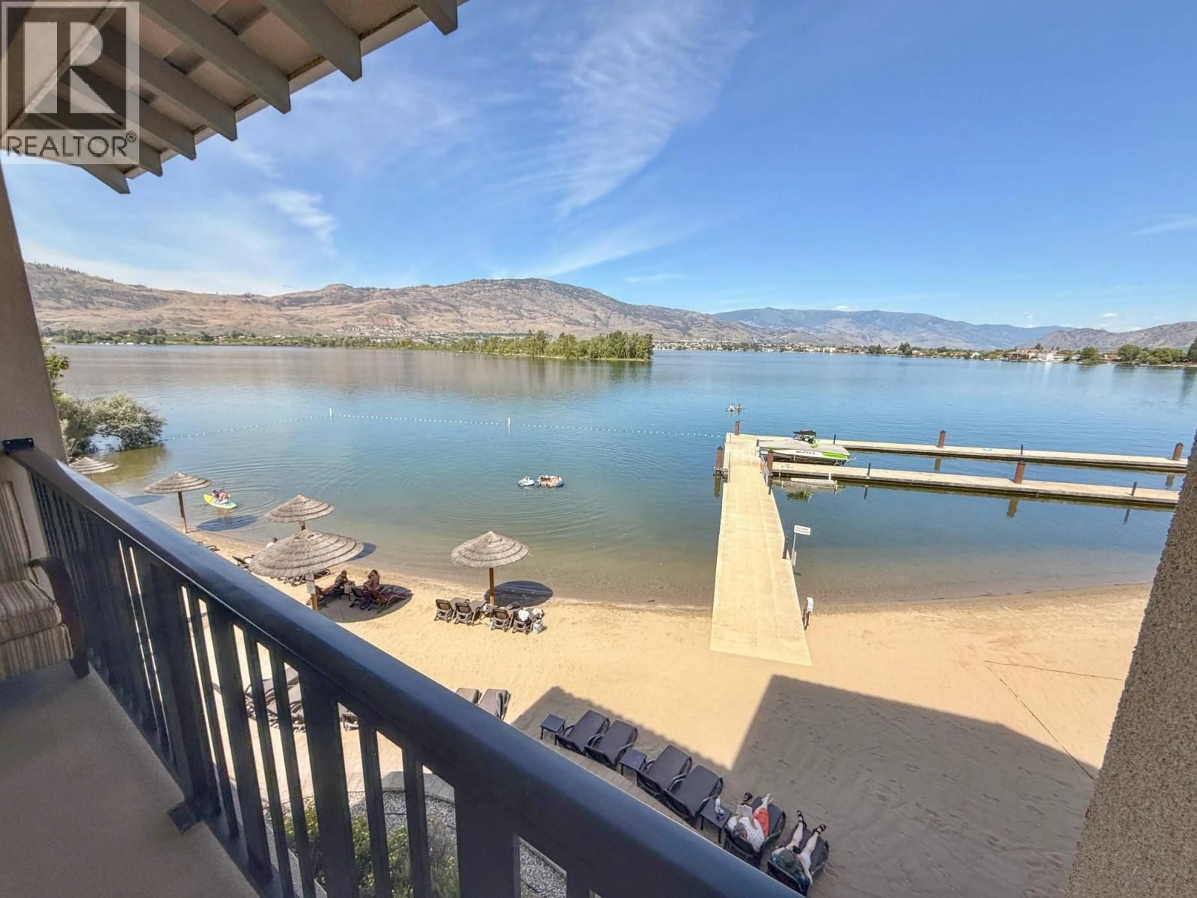 Patio, water/lake/river/ocean view for 241 - 4200 LAKESHORE DRIVE, Osoyoos British Columbia V0H1V6