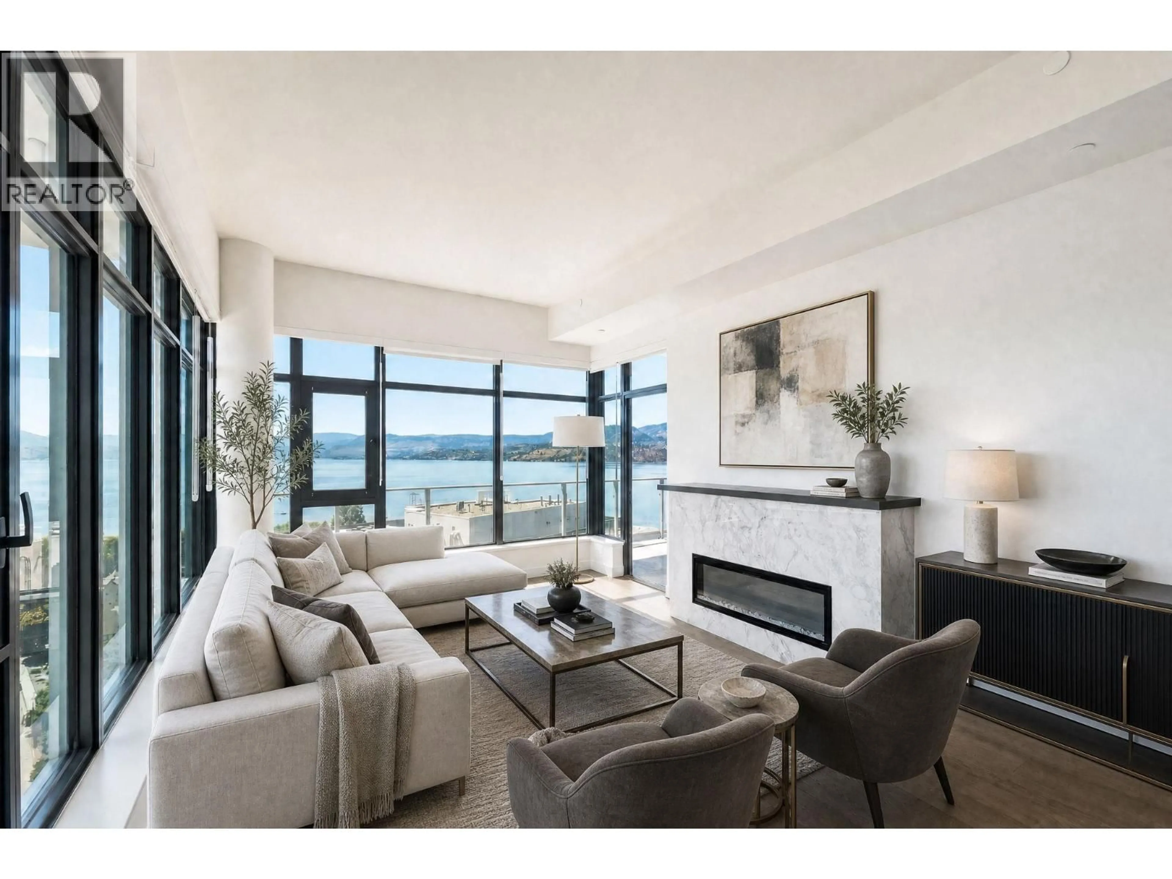 Living room with furniture, unknown for PH5 - 3700 CAPOZZI ROAD, Kelowna British Columbia V1W0J5
