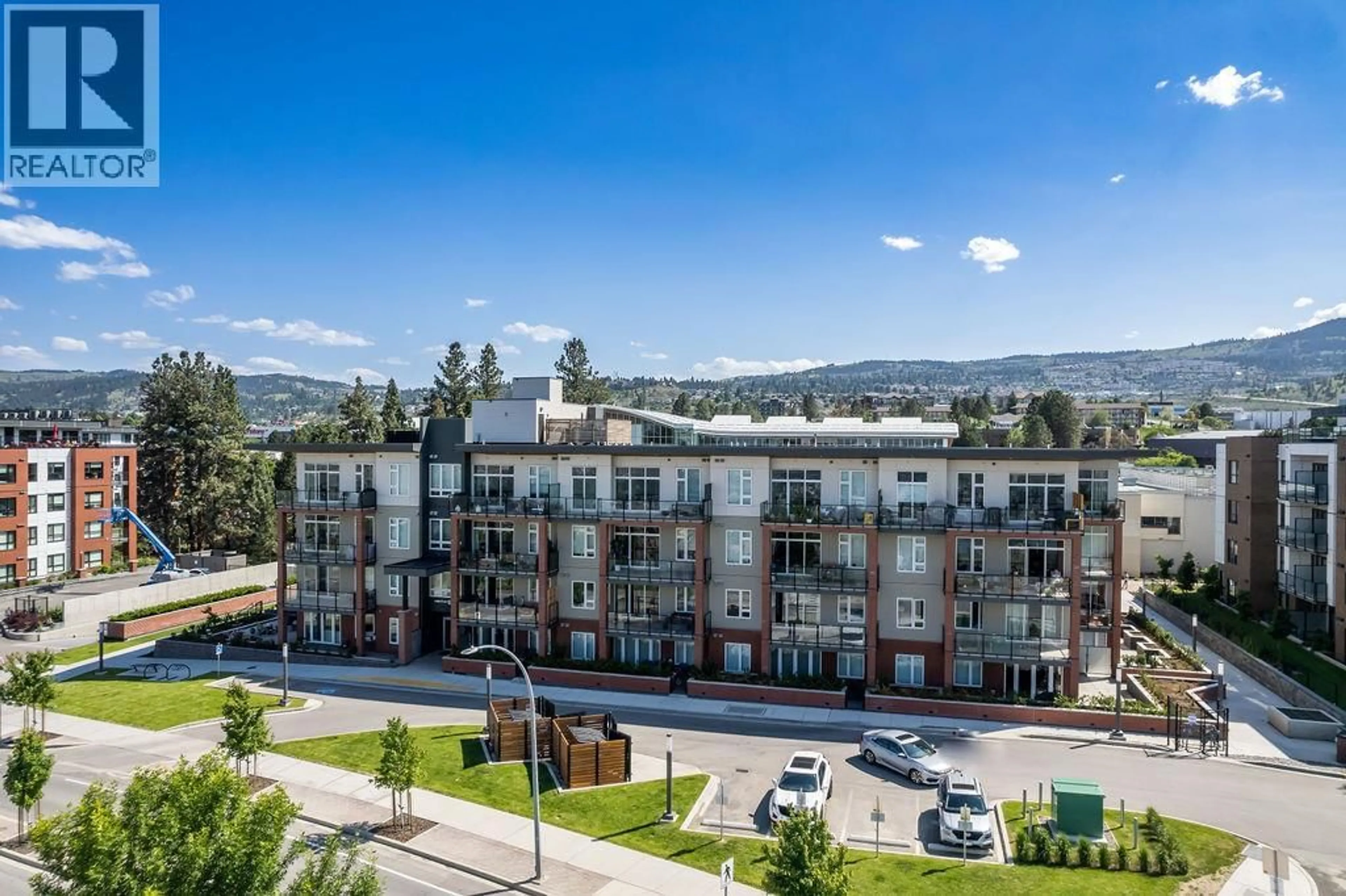 A pic from outside/outdoor area/front of a property/back of a property/a pic from drone, mountain view for 113 - 885 UNIVERSITY DRIVE, Kamloops British Columbia V2C0E1