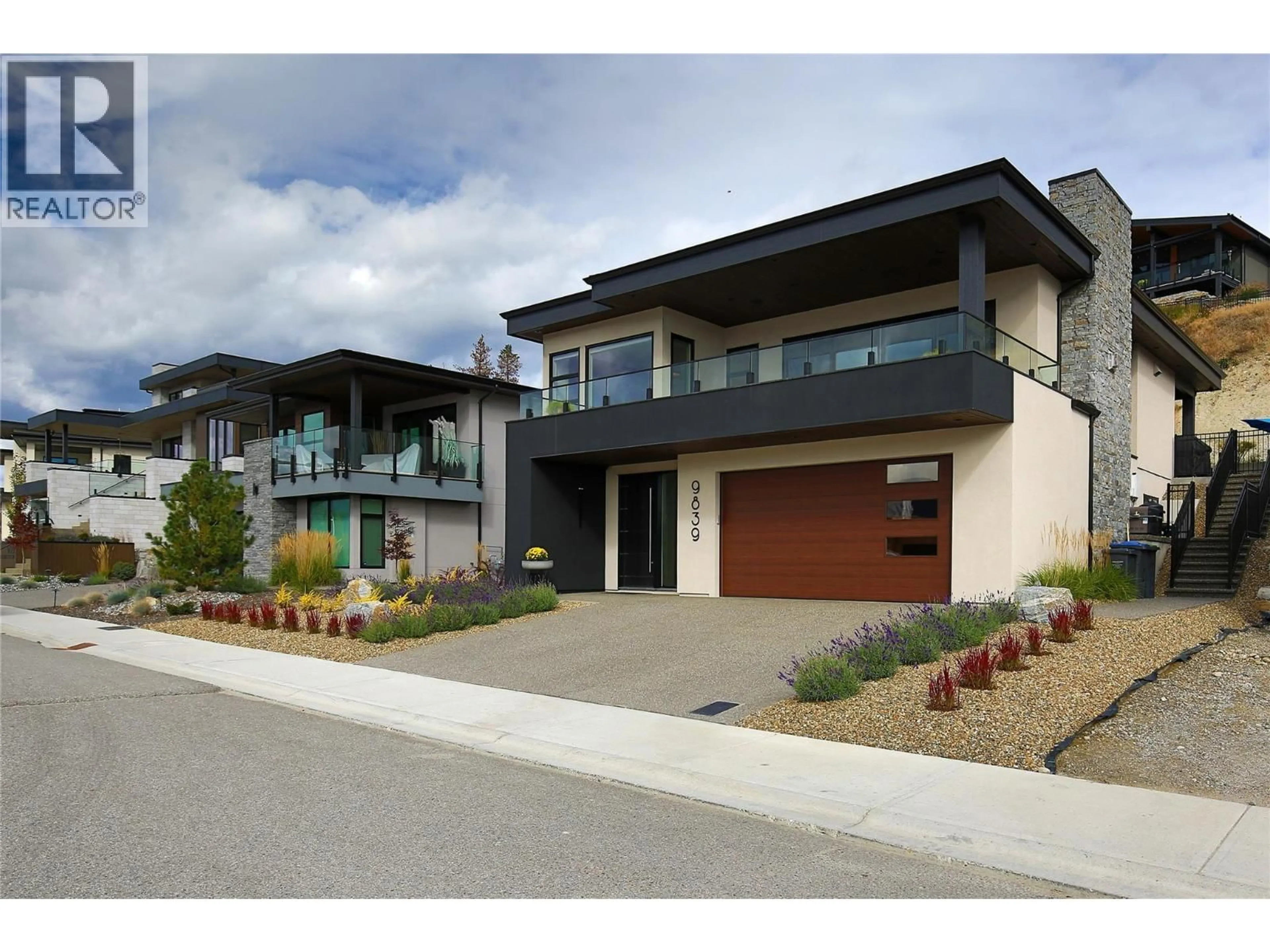 Home with brick exterior material, street for 9839 BEACON HILL CRESCENT, Lake Country British Columbia V4V0A9