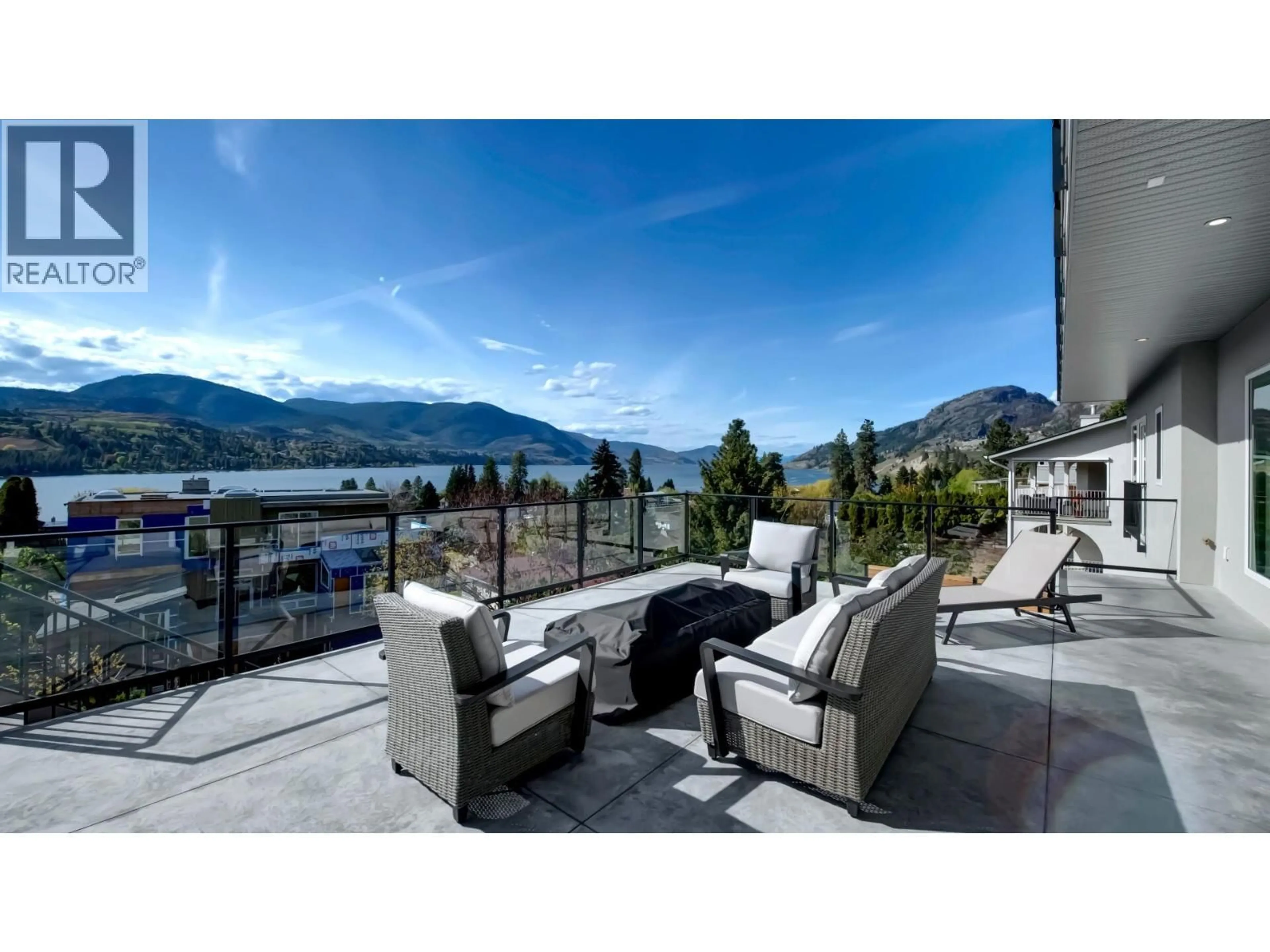 Patio, water/lake/river/ocean view for 110 EASTSIDE ROAD, Okanagan Falls British Columbia V0H1R5