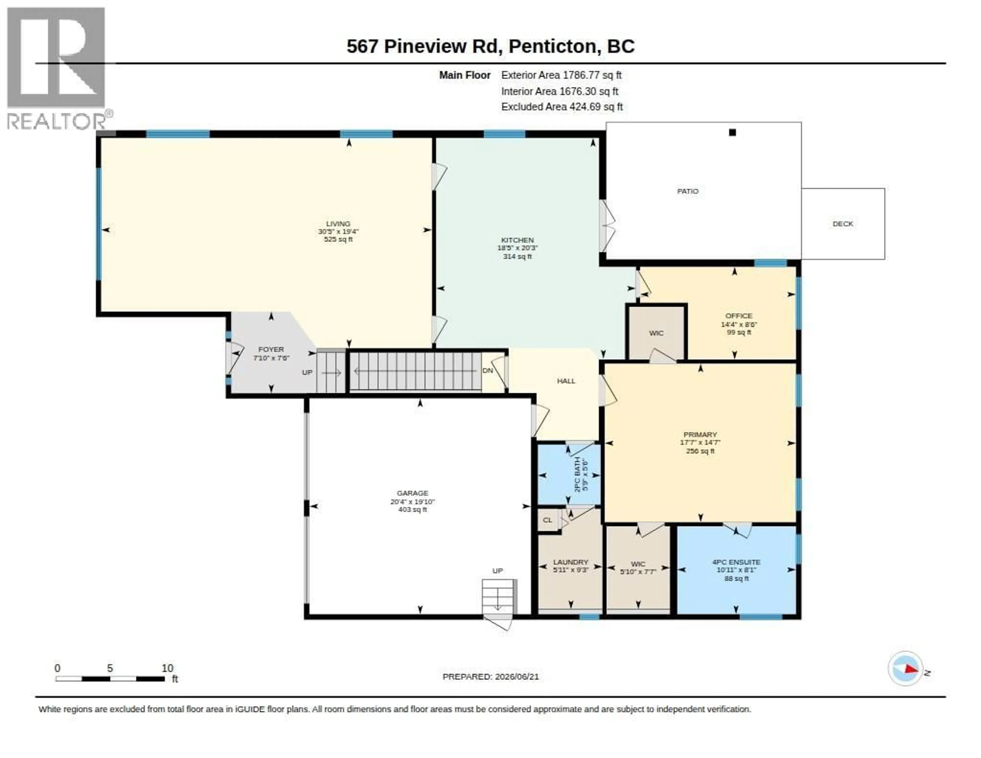 Floor plan for 567 PINEVIEW ROAD, Penticton British Columbia V2A7S8