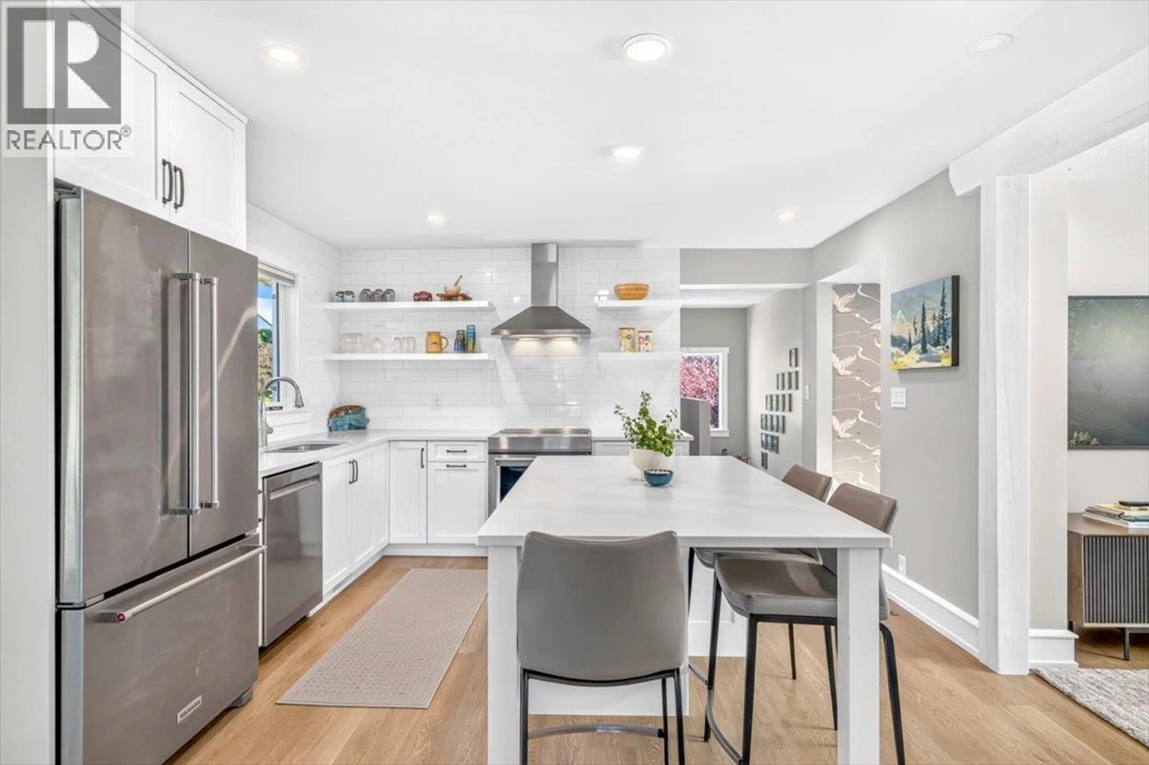 Contemporary kitchen, ceramic/tile floor for 1169 MCLEOD AVENUE, Fernie British Columbia V0B1M1