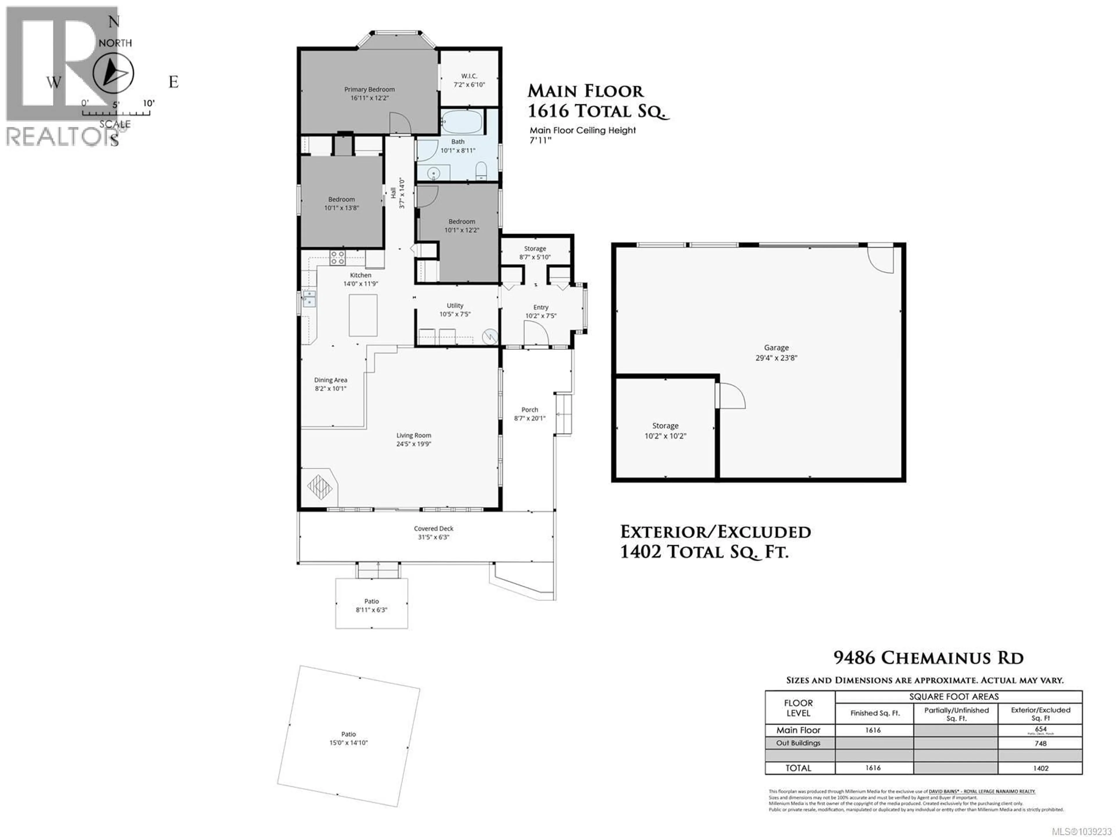 Floor plan for 9486 CHEMAINUS ROAD, Chemainus British Columbia V0R1K5