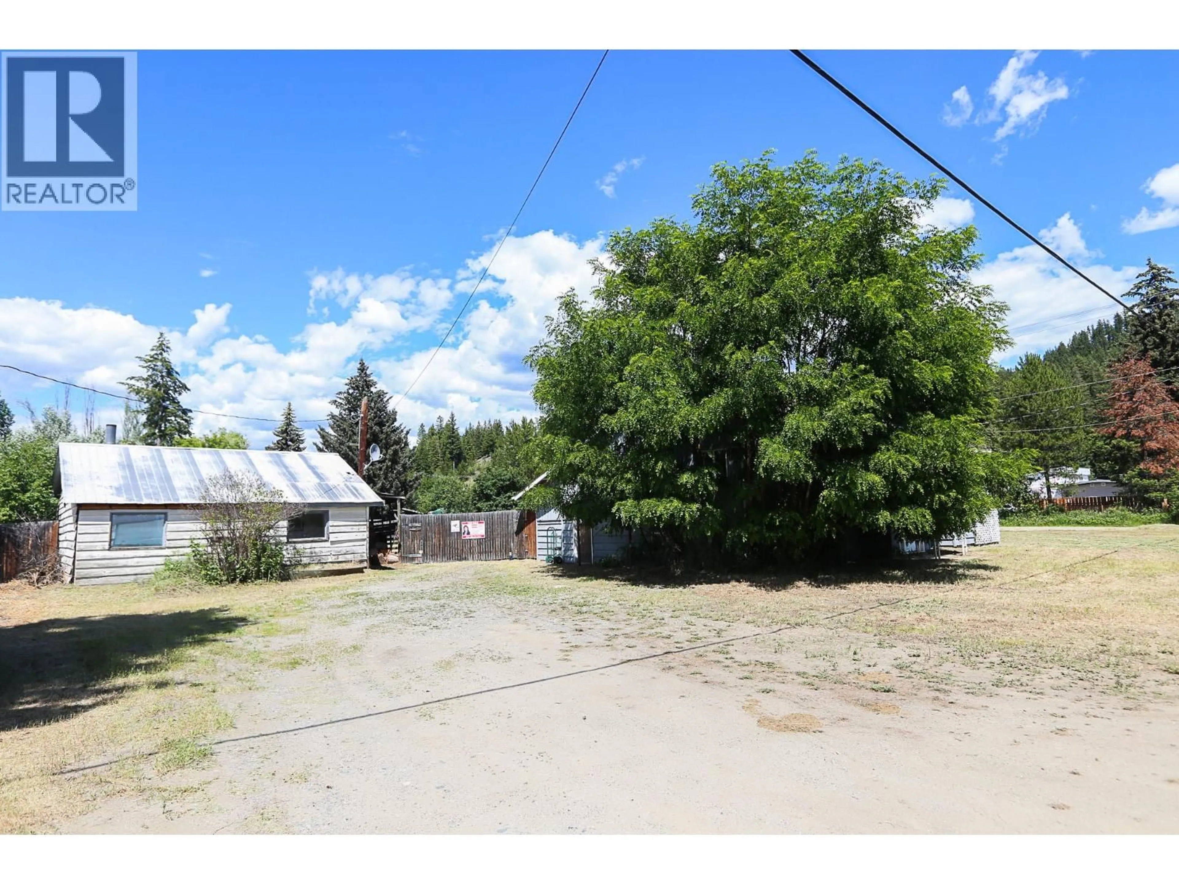 A pic from outside/outdoor area/front of a property/back of a property/a pic from drone, street for 627 DIXON CREEK ROAD, Barriere British Columbia V0E1E0