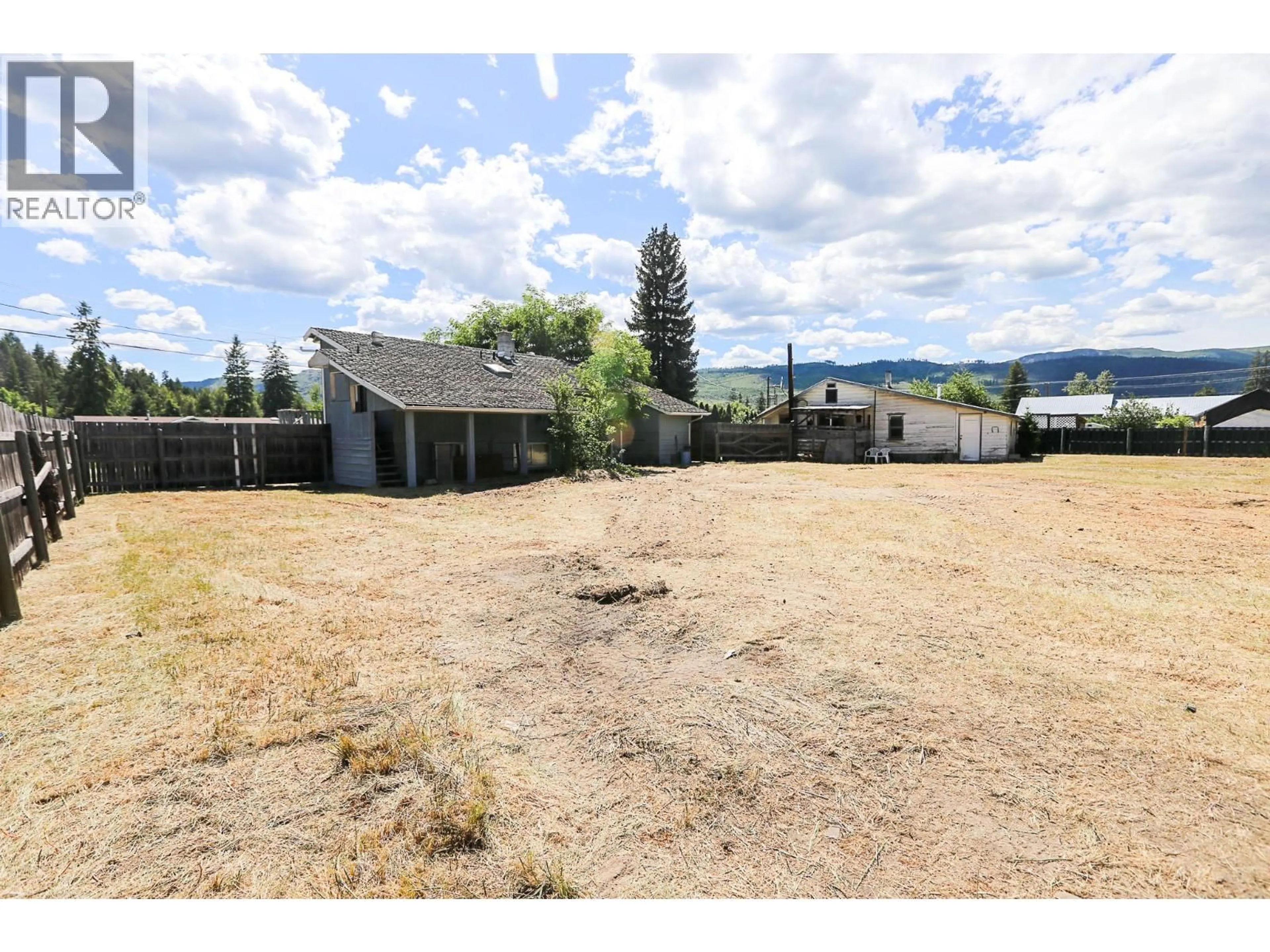 A pic from outside/outdoor area/front of a property/back of a property/a pic from drone, mountain view for 627 DIXON CREEK ROAD, Barriere British Columbia V0E1E0