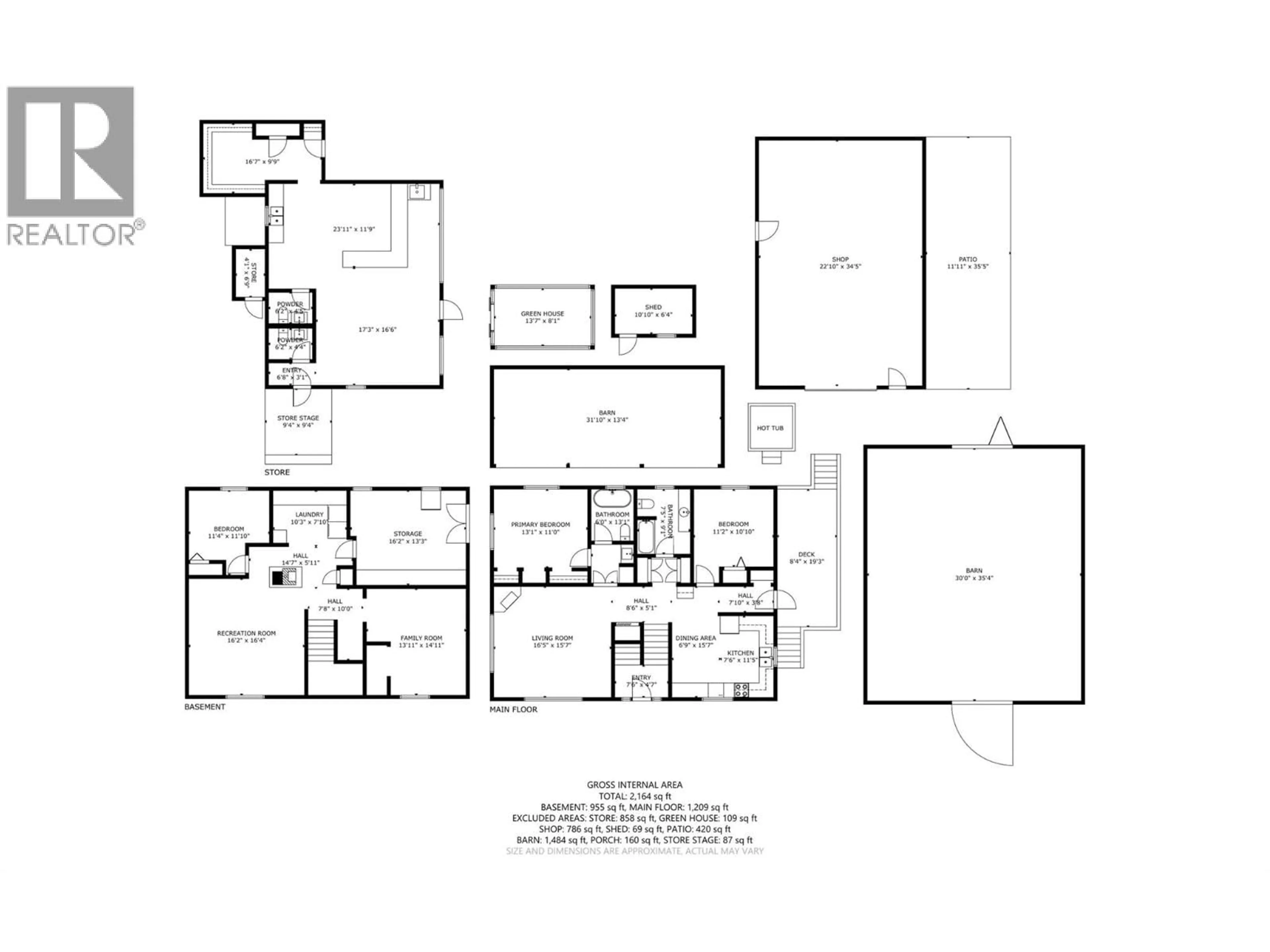 Floor plan for 1206 HIGHWAY 6 HIGHWAY, Cherryville British Columbia V0E2G1
