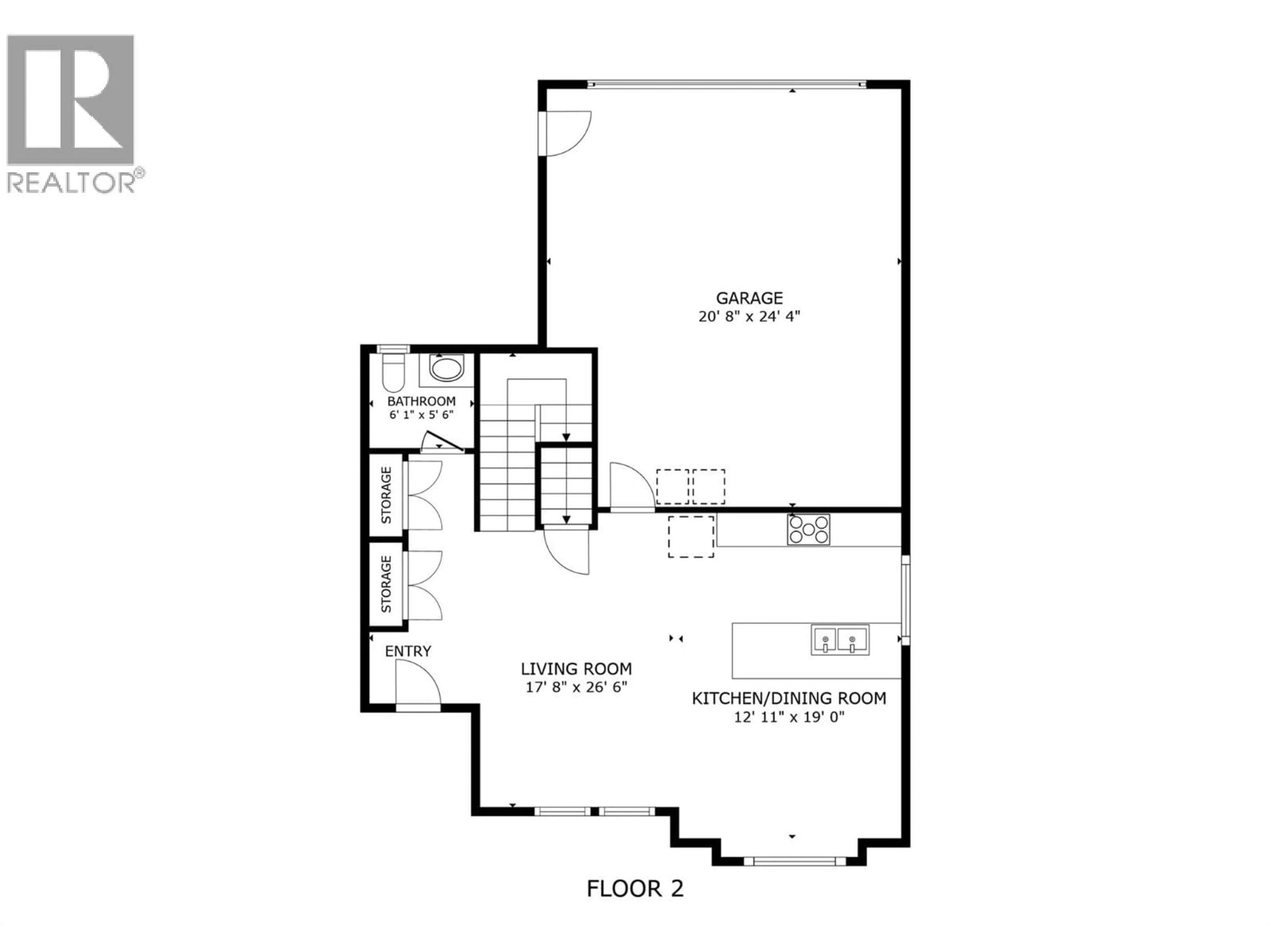 Floor plan for 4214 33 STREET, Vernon British Columbia V1T5V1