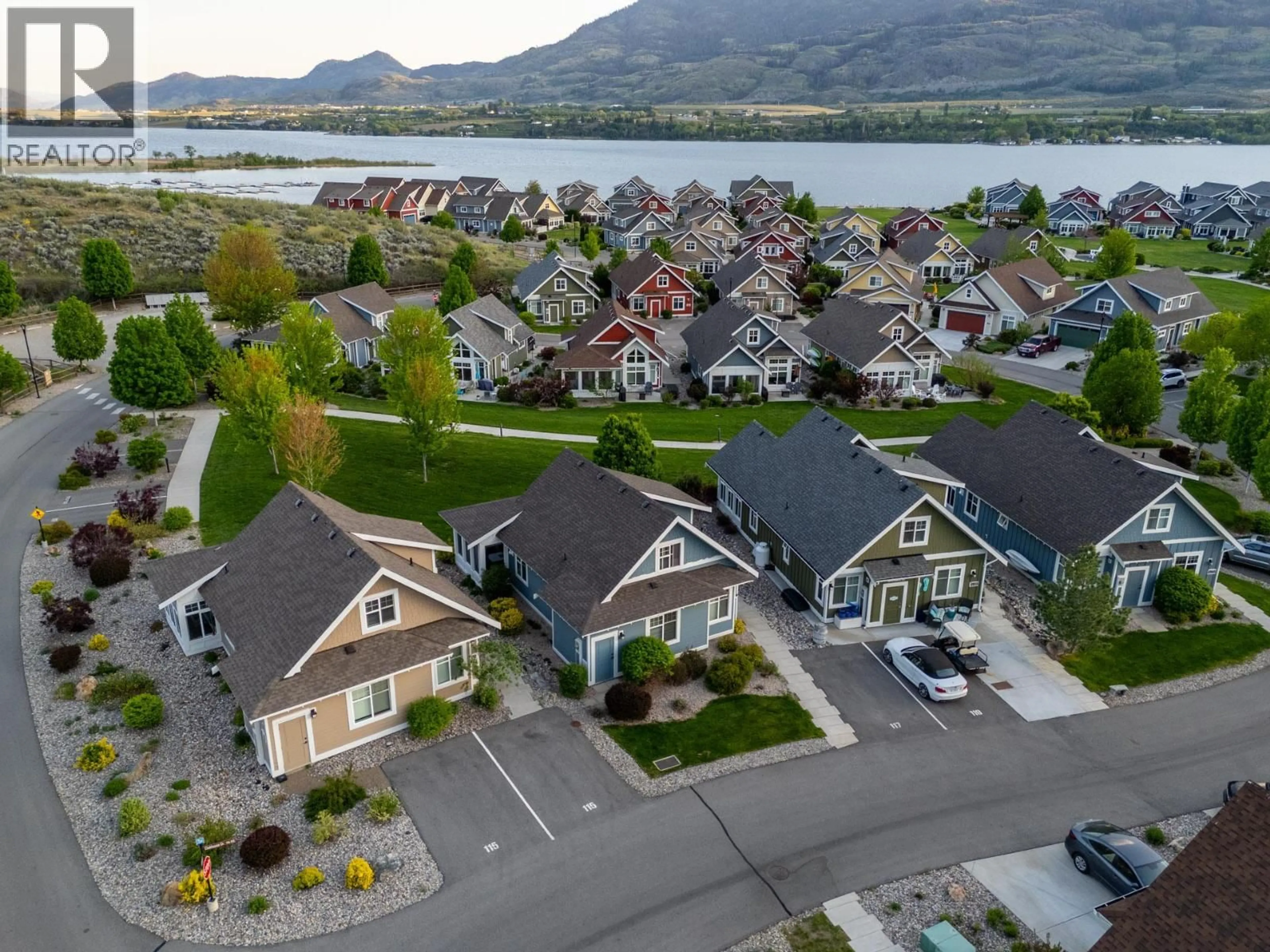 A pic from outside/outdoor area/front of a property/back of a property/a pic from drone, mountain view for 117 - 2450 RADIO TOWER ROAD, Oliver British Columbia V0H1T1