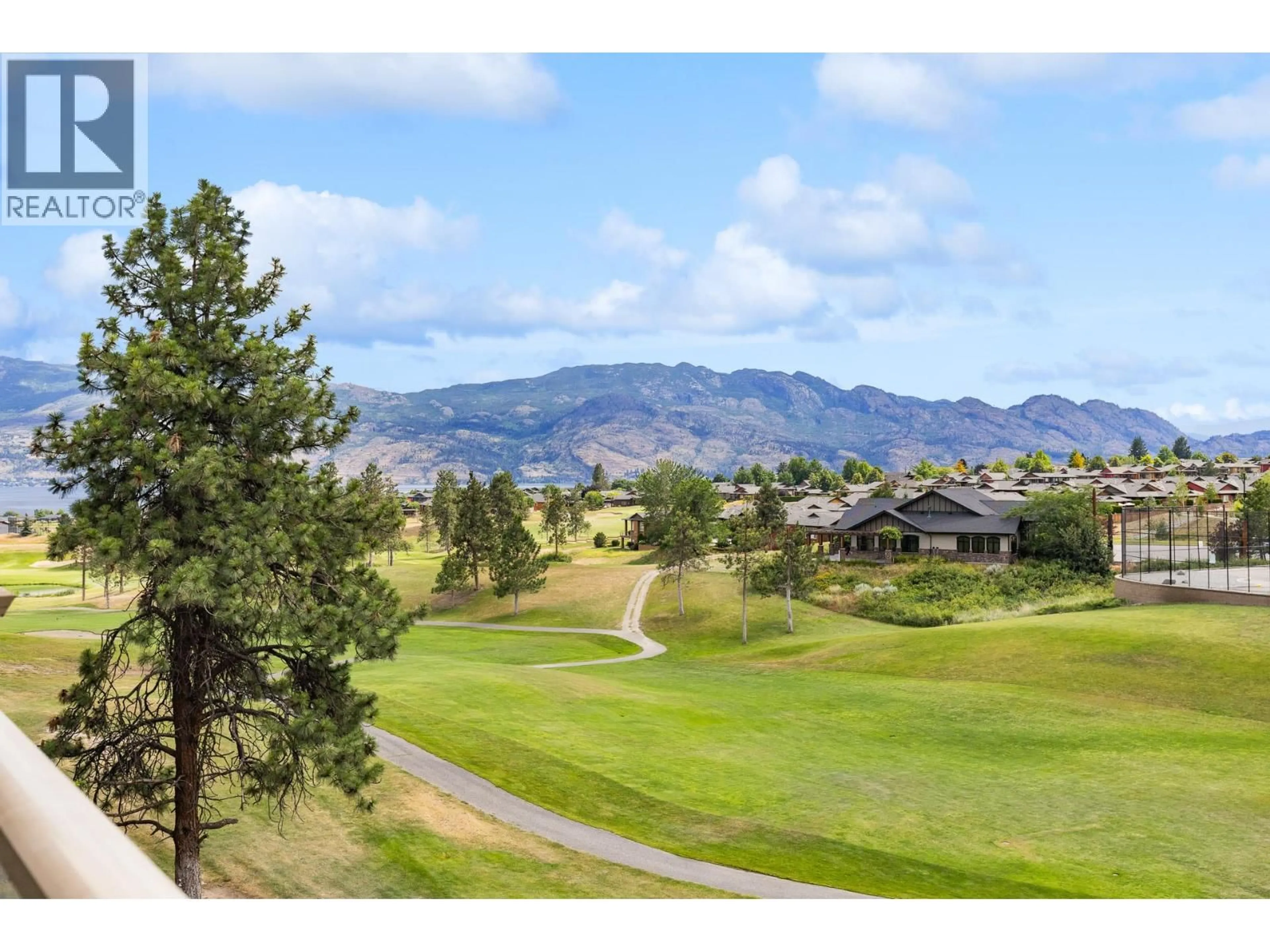 A pic from outside/outdoor area/front of a property/back of a property/a pic from drone, mountain view for 412 - 3533 CARRINGTON ROAD, West Kelowna British Columbia V4T2Z9
