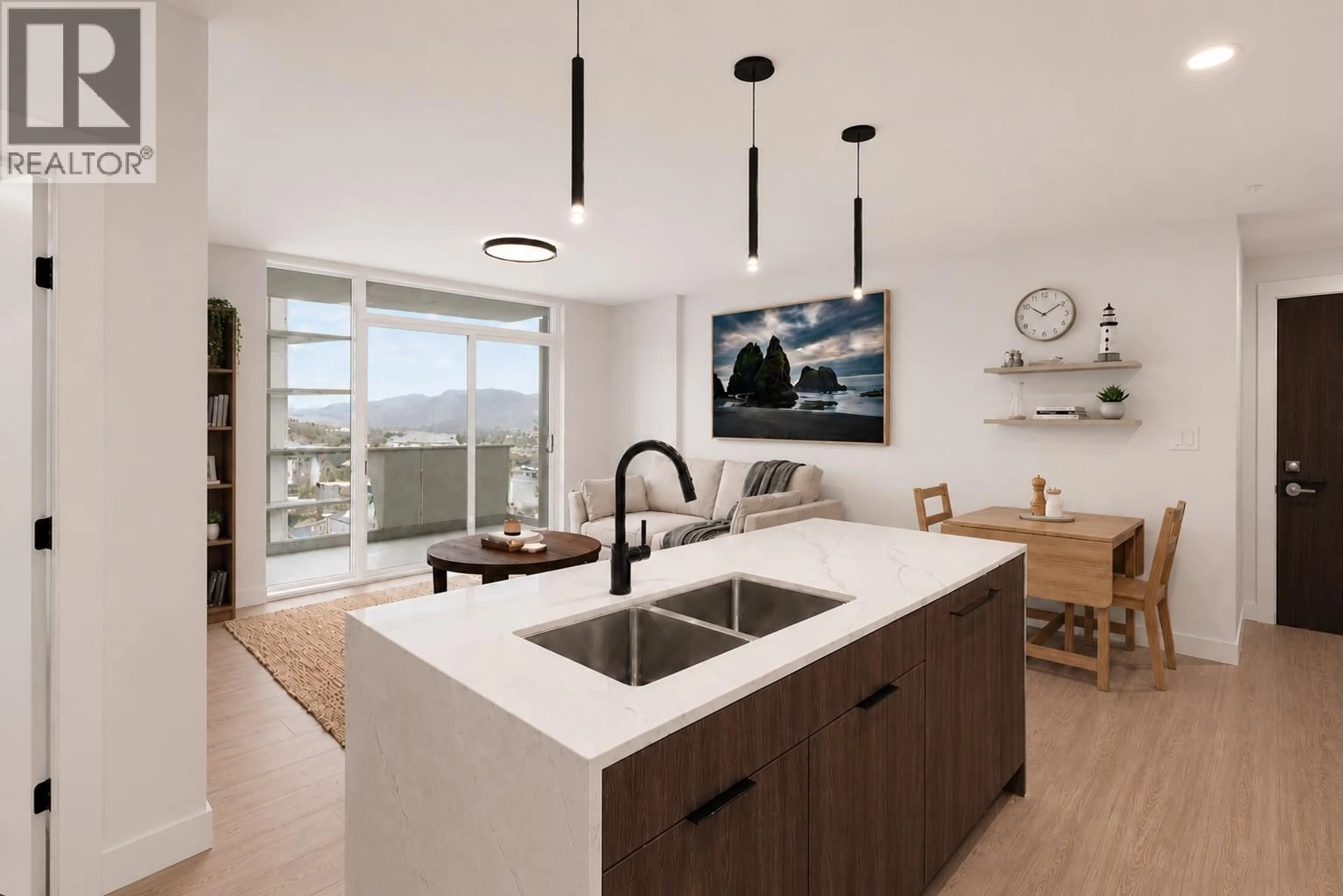 Open concept kitchen, unknown for 1307 - 460 NICOLA STREET, Kamloops British Columbia V2C0N2