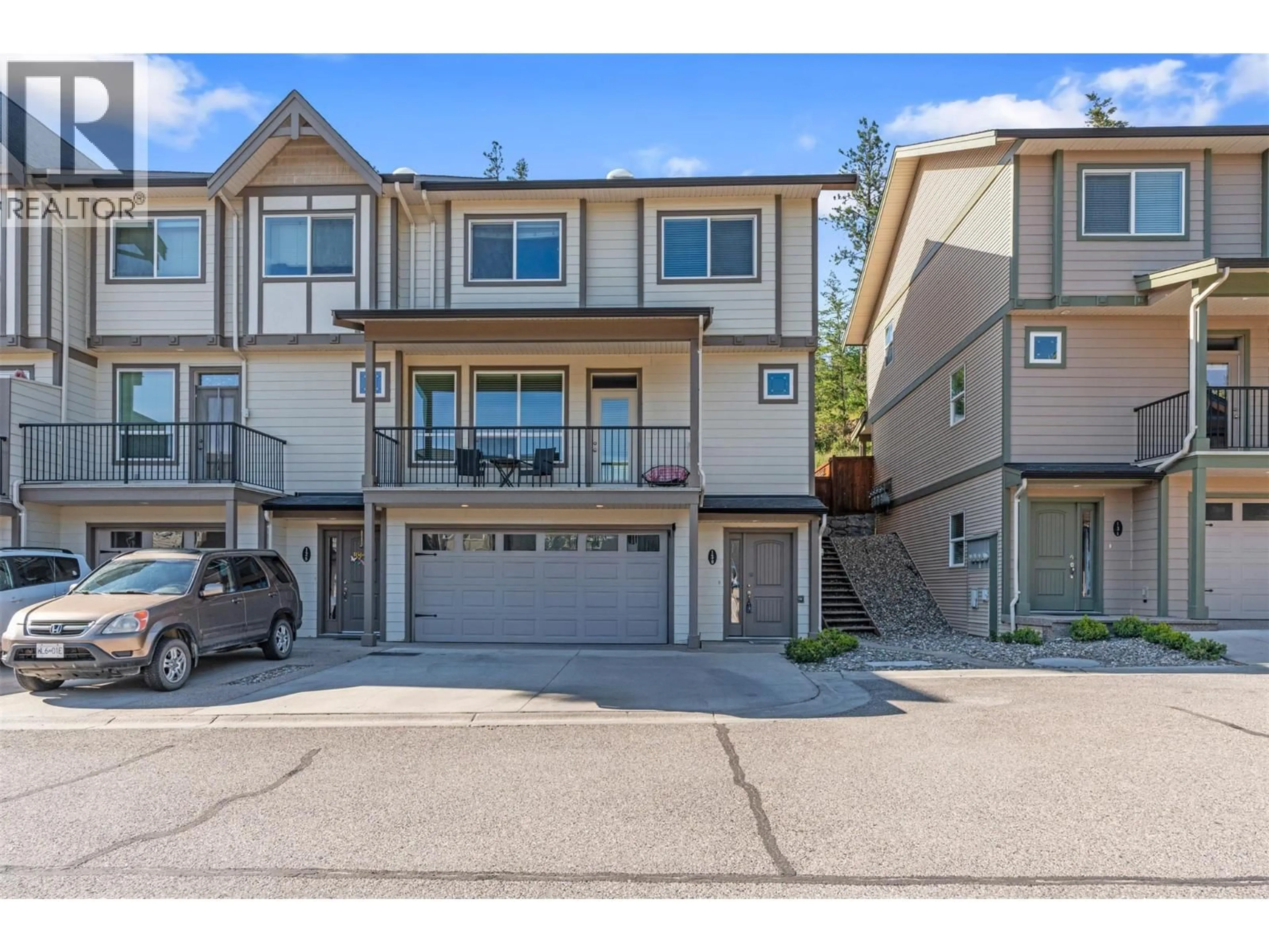 A pic from outside/outdoor area/front of a property/back of a property/a pic from drone, street for 130 - 3780 SCHUBERT ROAD, Armstrong British Columbia V4Y0Y1