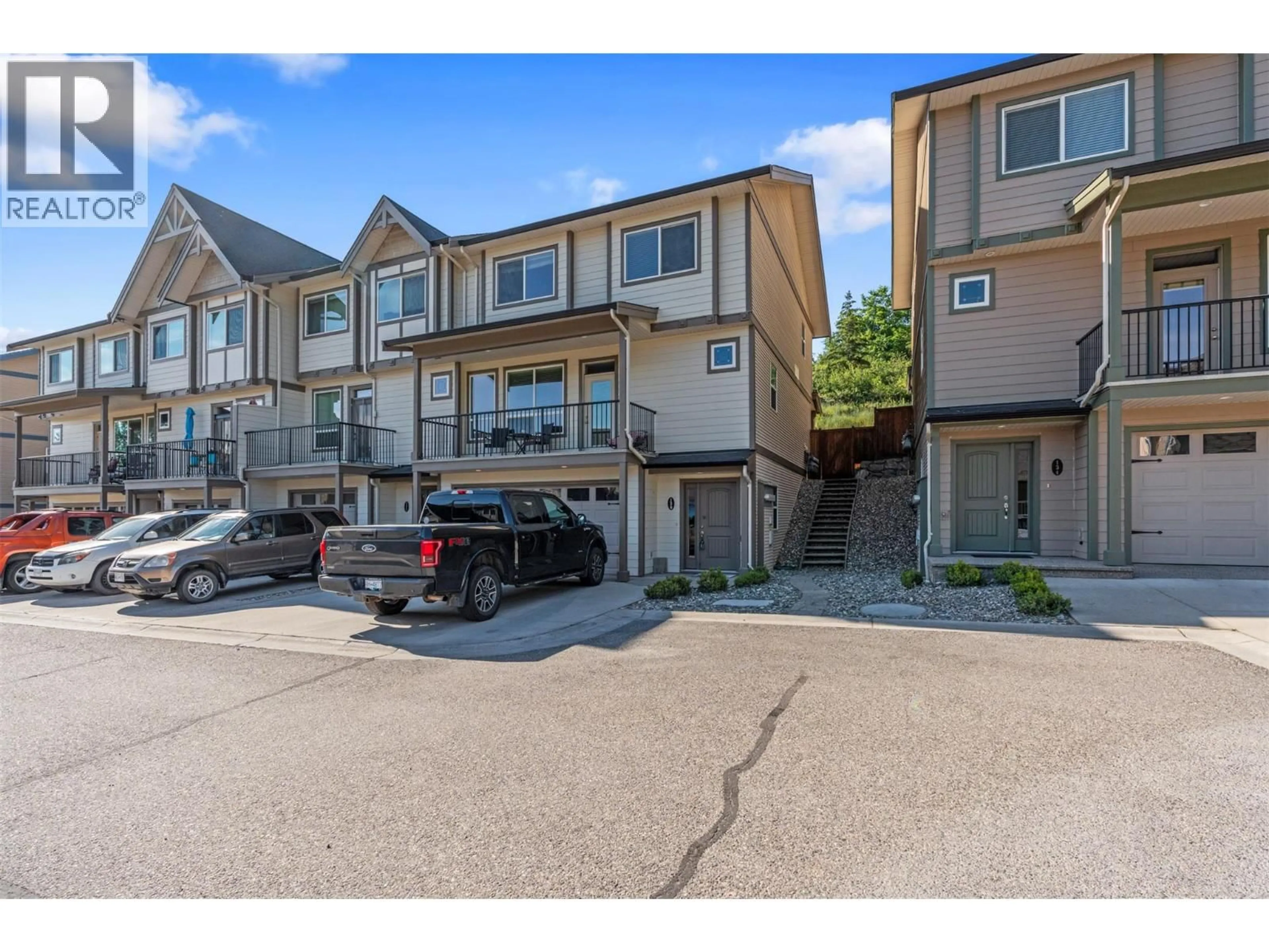 A pic from outside/outdoor area/front of a property/back of a property/a pic from drone, street for 130 - 3780 SCHUBERT ROAD, Armstrong British Columbia V4Y0Y1
