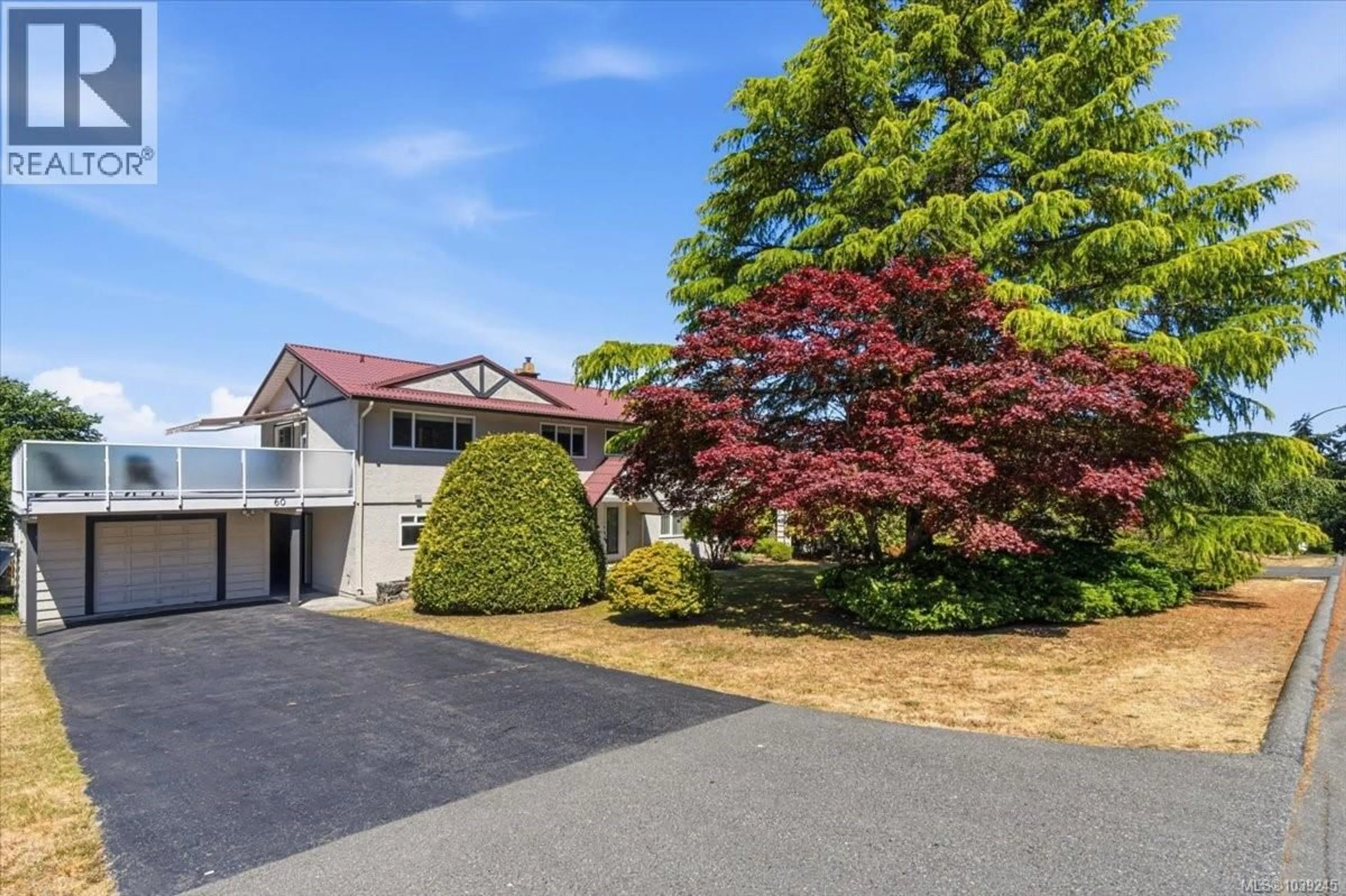A pic from outside/outdoor area/front of a property/back of a property/a pic from drone, street for 60 CILAIRE DRIVE, Nanaimo British Columbia V9S3E1