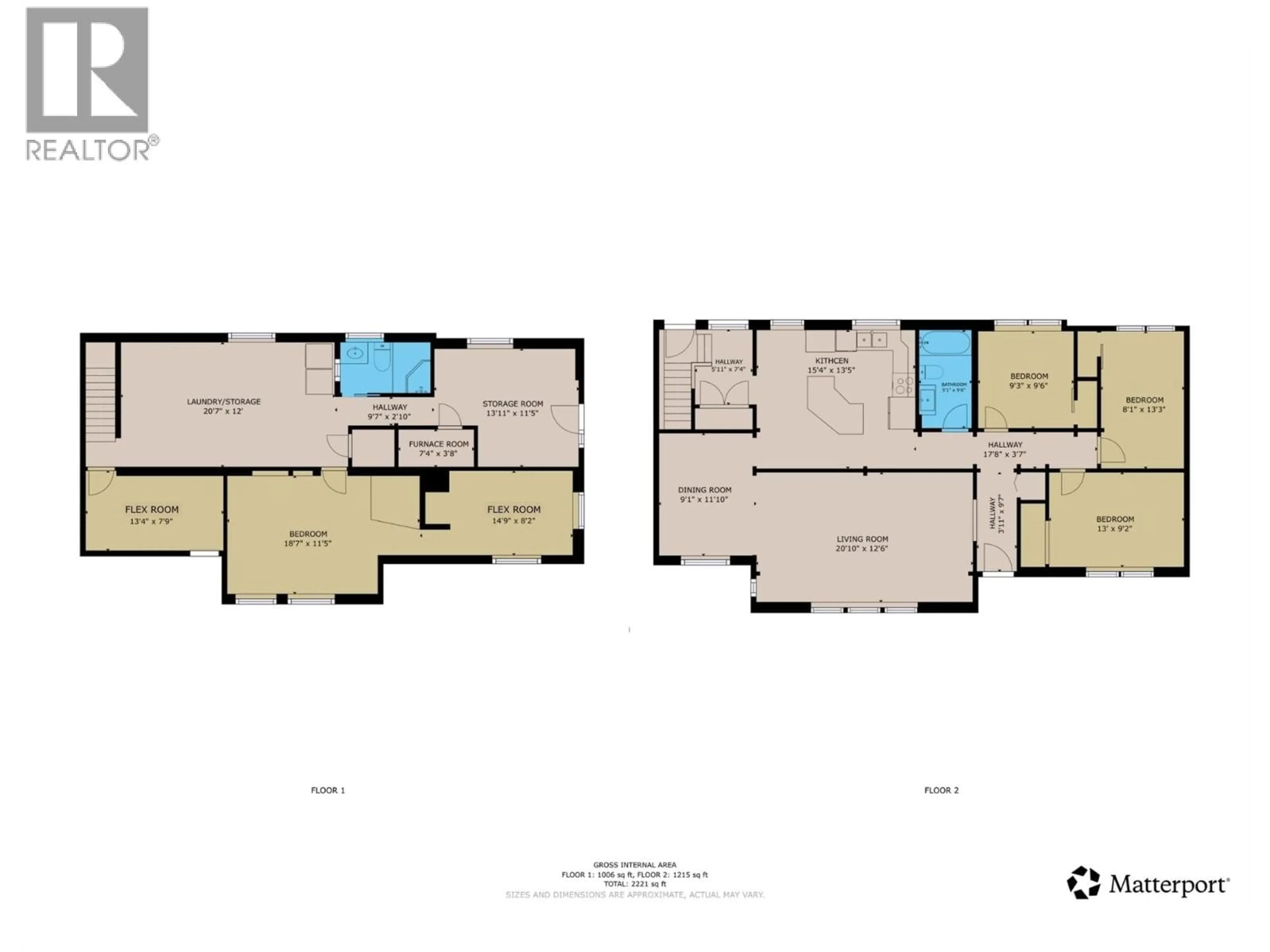 Floor plan for 1405 3RD AVENUE SOUTH, Cranbrook British Columbia V1C2C9