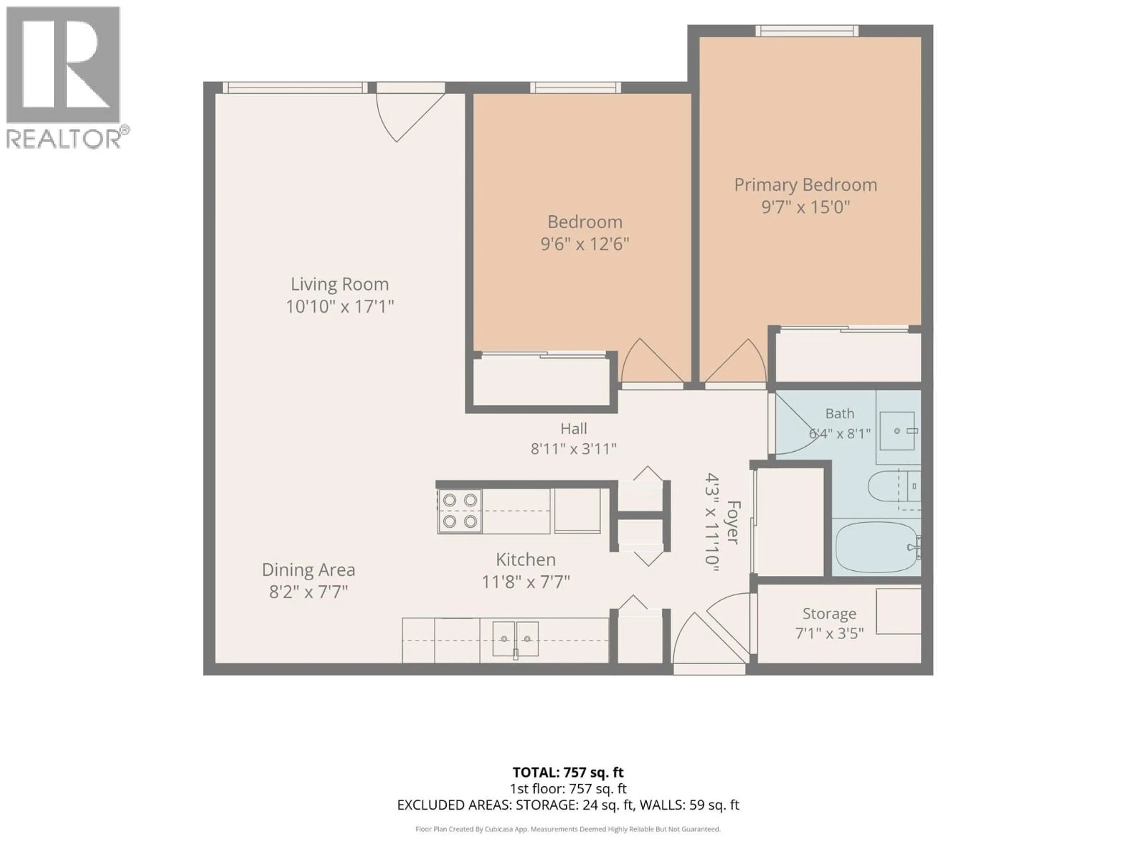 Floor plan for 211A - 1299 PONDEROSA DRIVE, Sparwood British Columbia V0B2G2